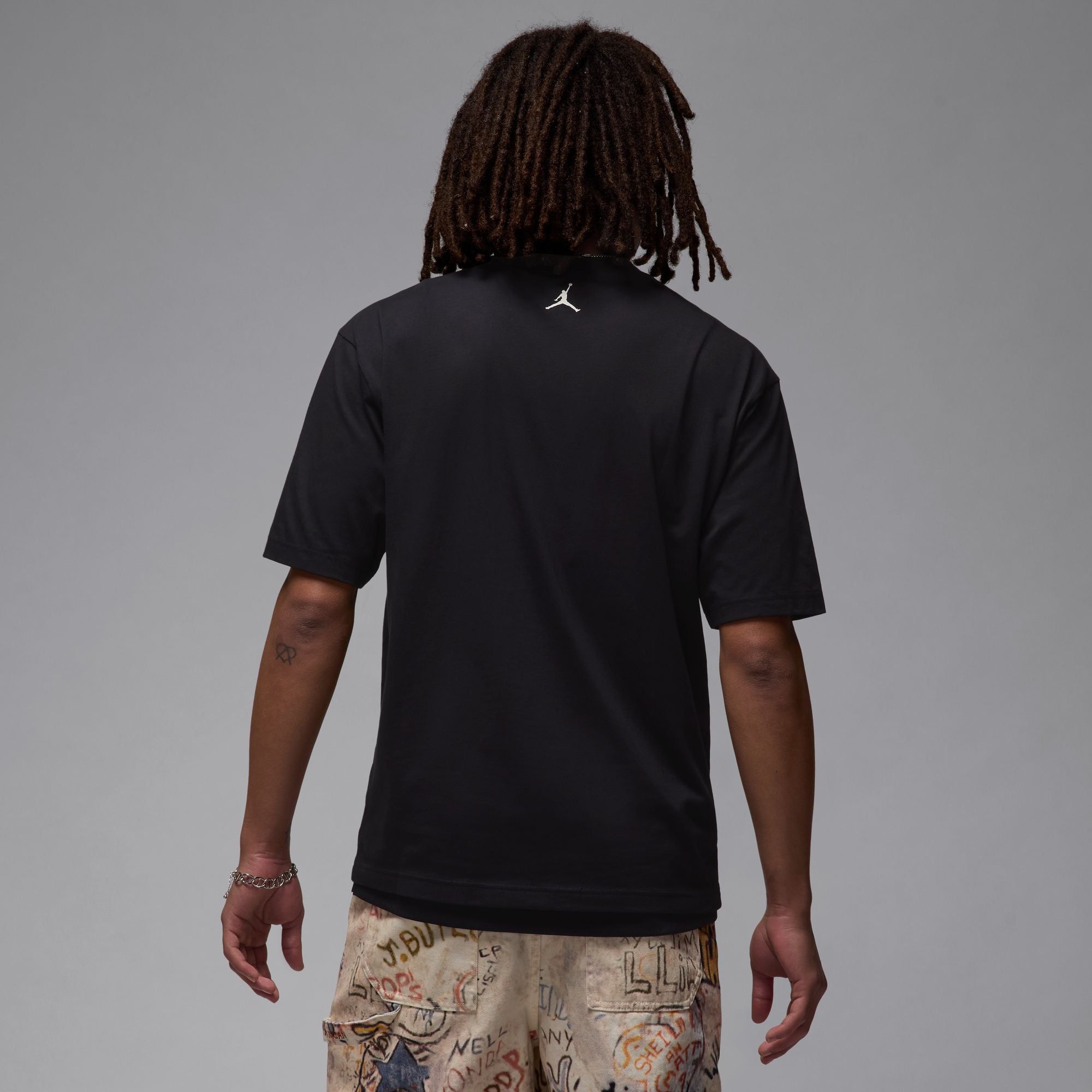 JORDAN M BRK COL JUMPMAN SS CREW
