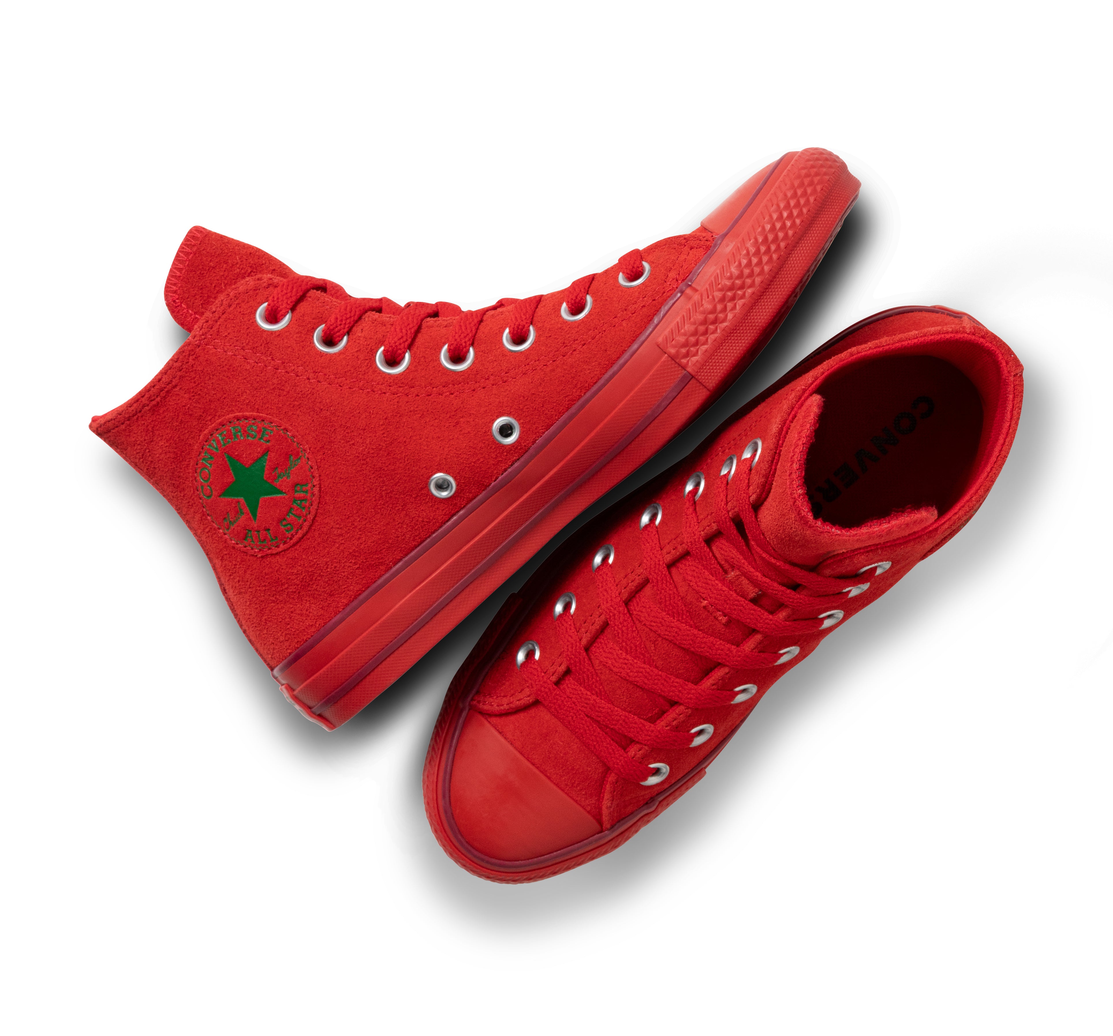 CONVERSE CHUCK TAYLOR ALL STAR SUEDE HIGH TOP RED