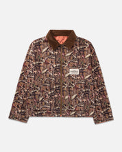 RYOKO RAIN REVERSIBLE CAMO WORK JACKET