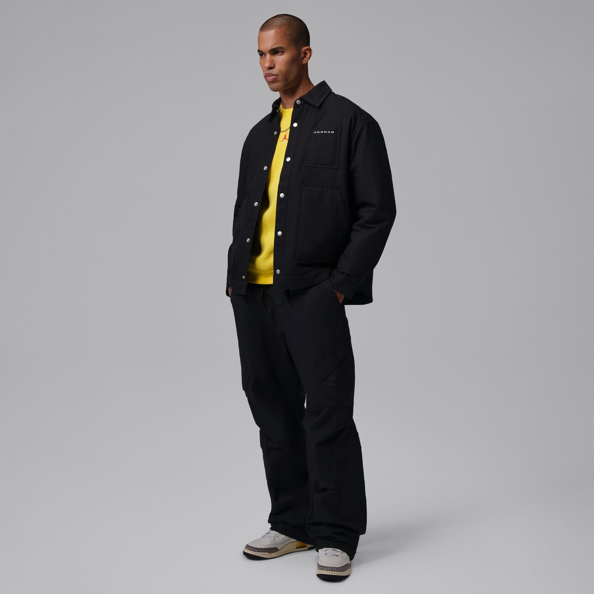 JORDAN MENS FLIGHT MID-LAYER SHIRT JACKET