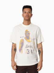 MITCHELL & NESS IN THE MOMENT TEE LAKERS O'NEAL