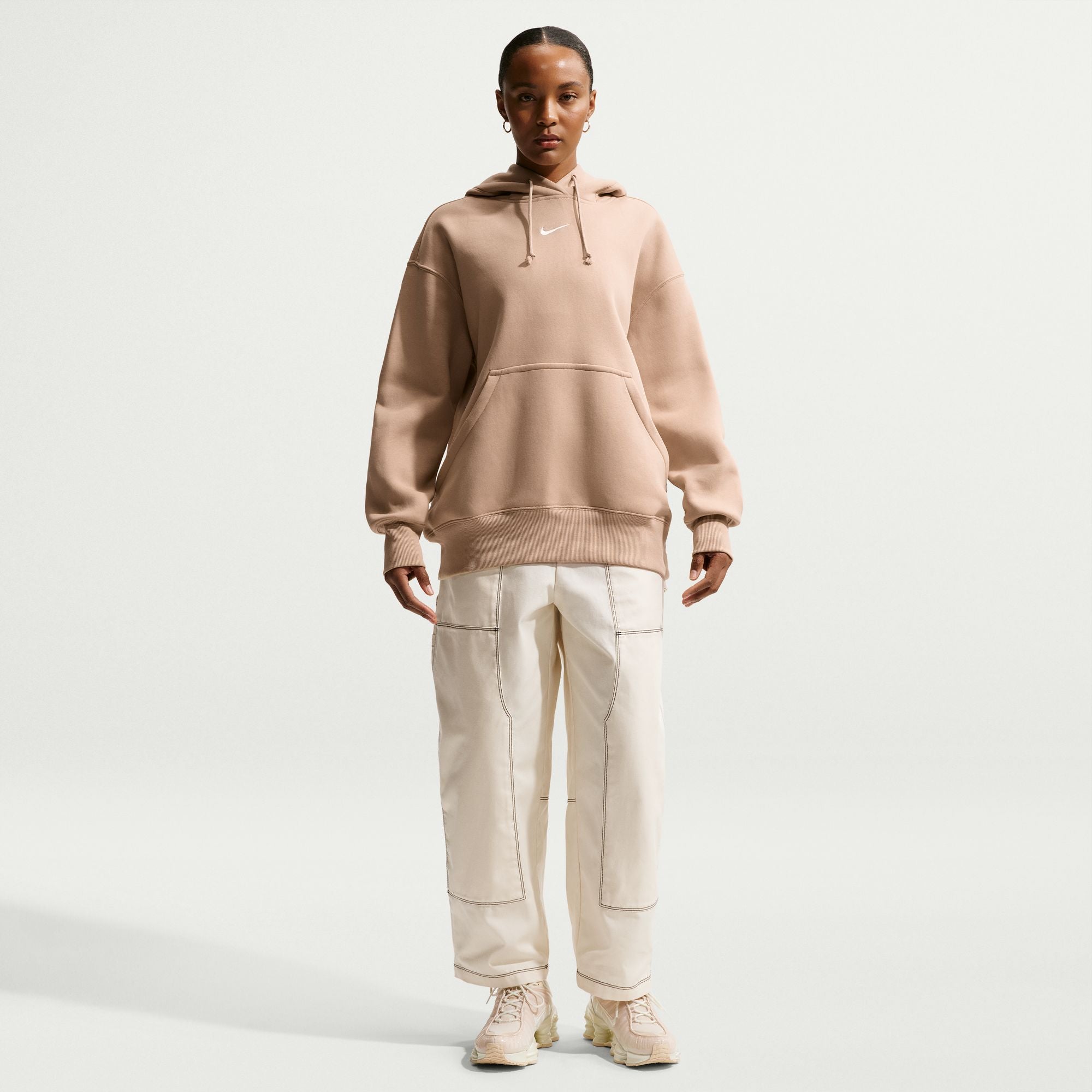 NIKE WOMENS PHOENIX FLEECE OVERSIZED HOODIE