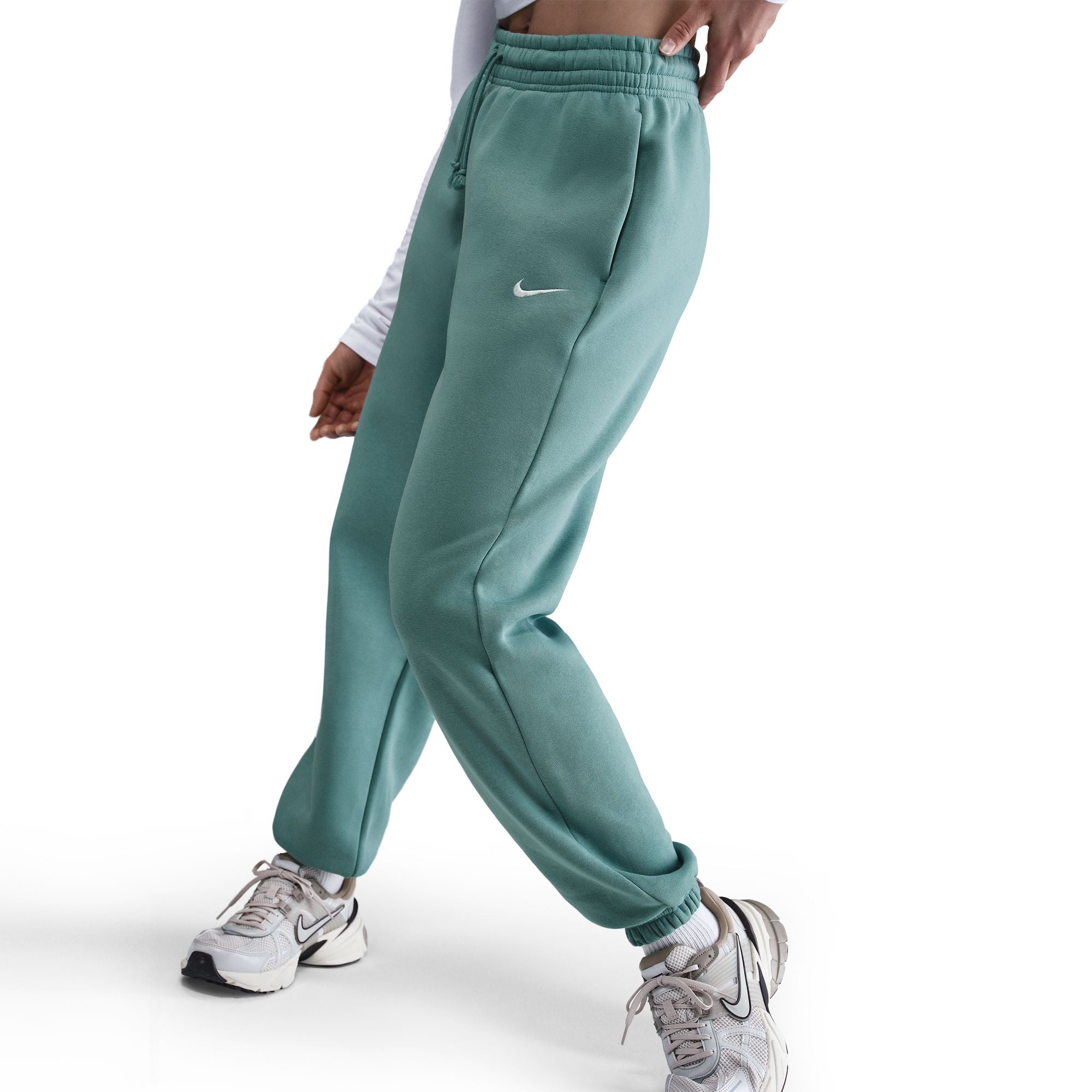 NIKE WOMENS FLEECE HIGH RISE OVERSIZED PANTS