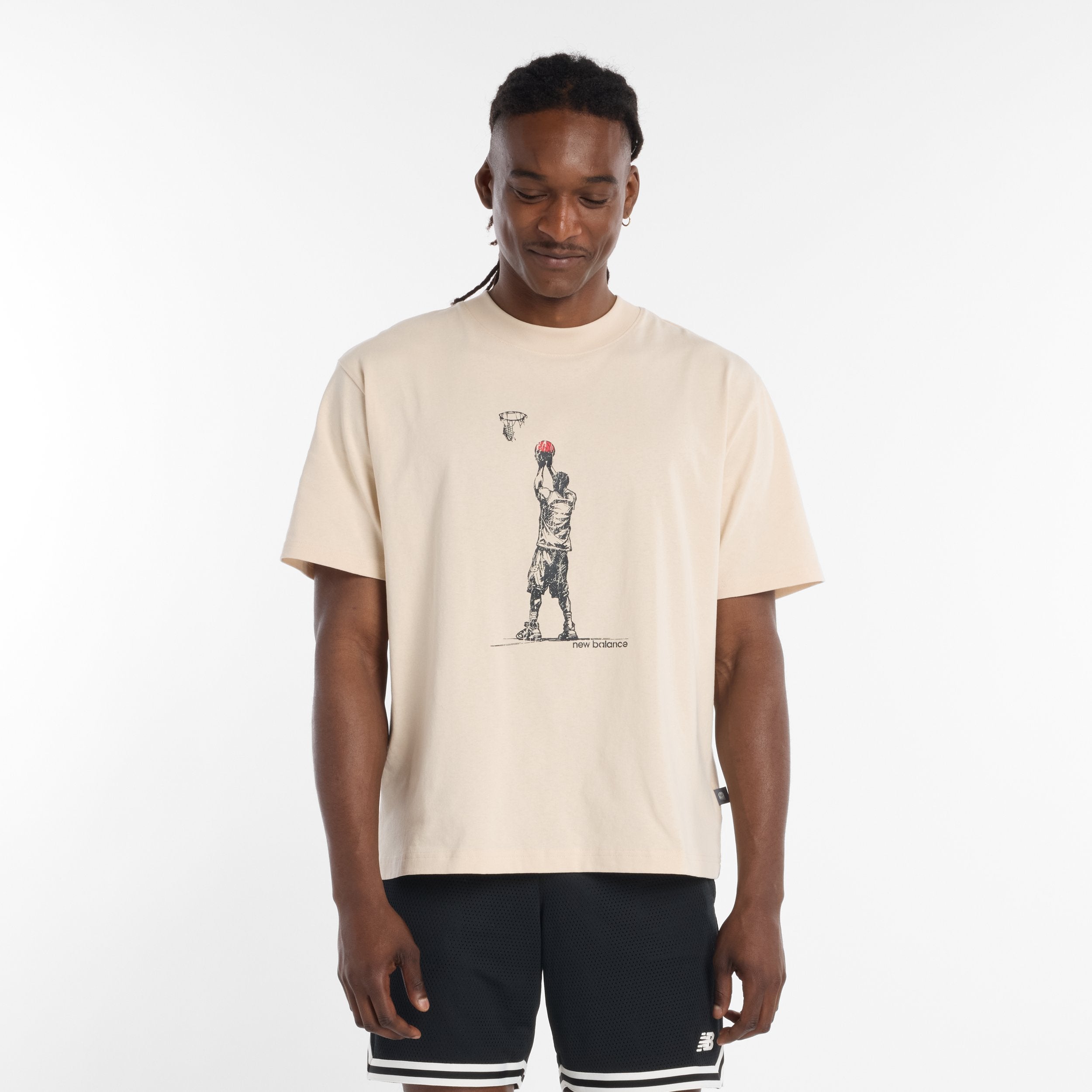 NEW BALANCE HOOPS PLAYER GRAPHIC T-SHIRT