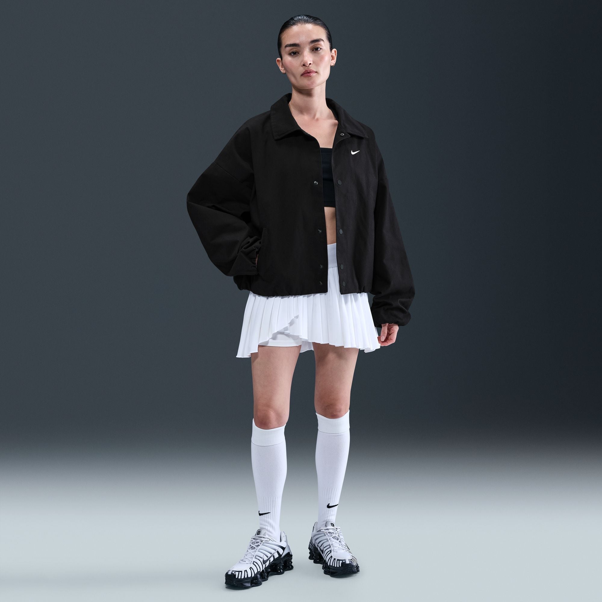 NIKE WOMENS WOVEN COACH JACKET
