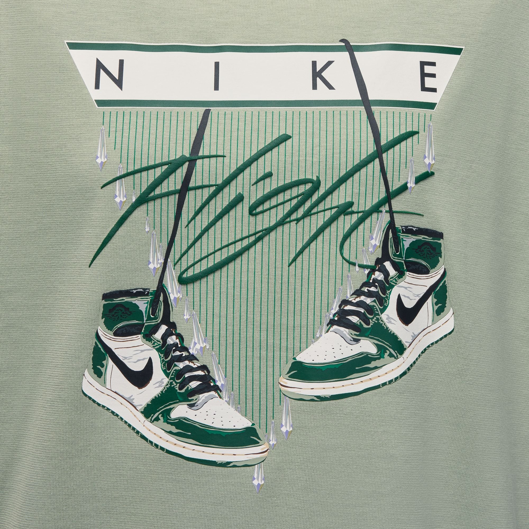 JORDAN WOMENS J FLT SHOE GFX OS TEE