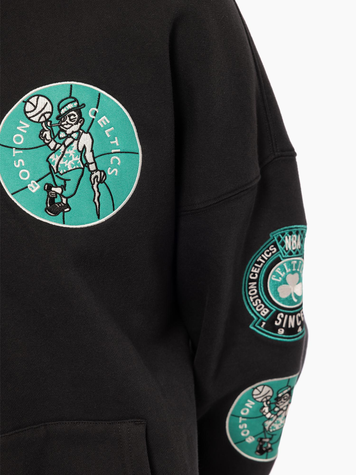 MITCHELL & NESS PATCH HOODIE CELT