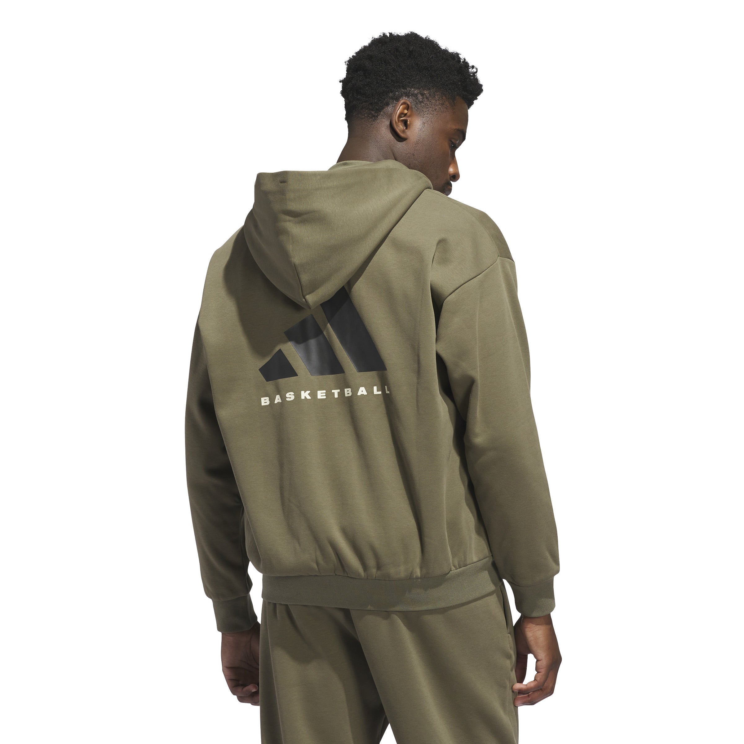 ADIDAS BASKETBALL FULL-ZIP HOODIE