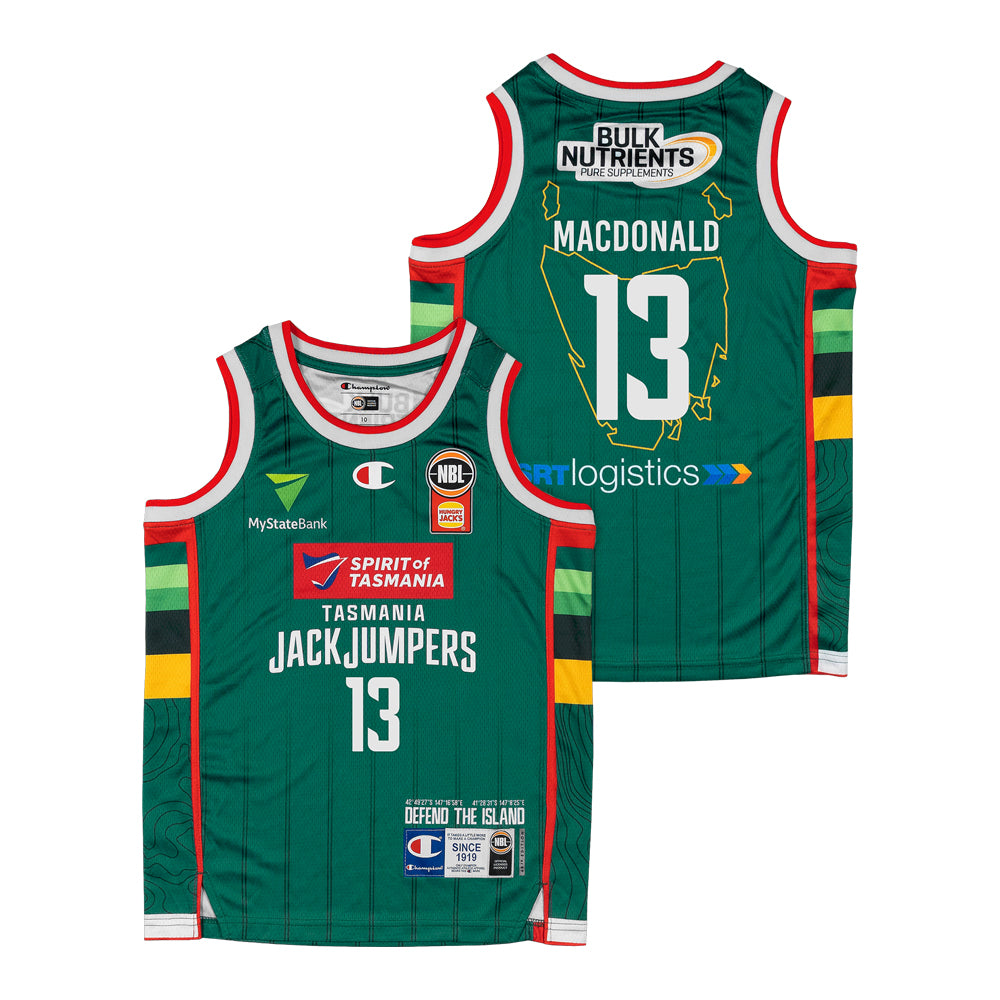 Tasmania Jackjumpers Youth Primary Jersey-Macdonald