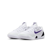 NIKE KOBE IX ELITE LOW PROTRO WHITE/COURT PURPLE YOUTH