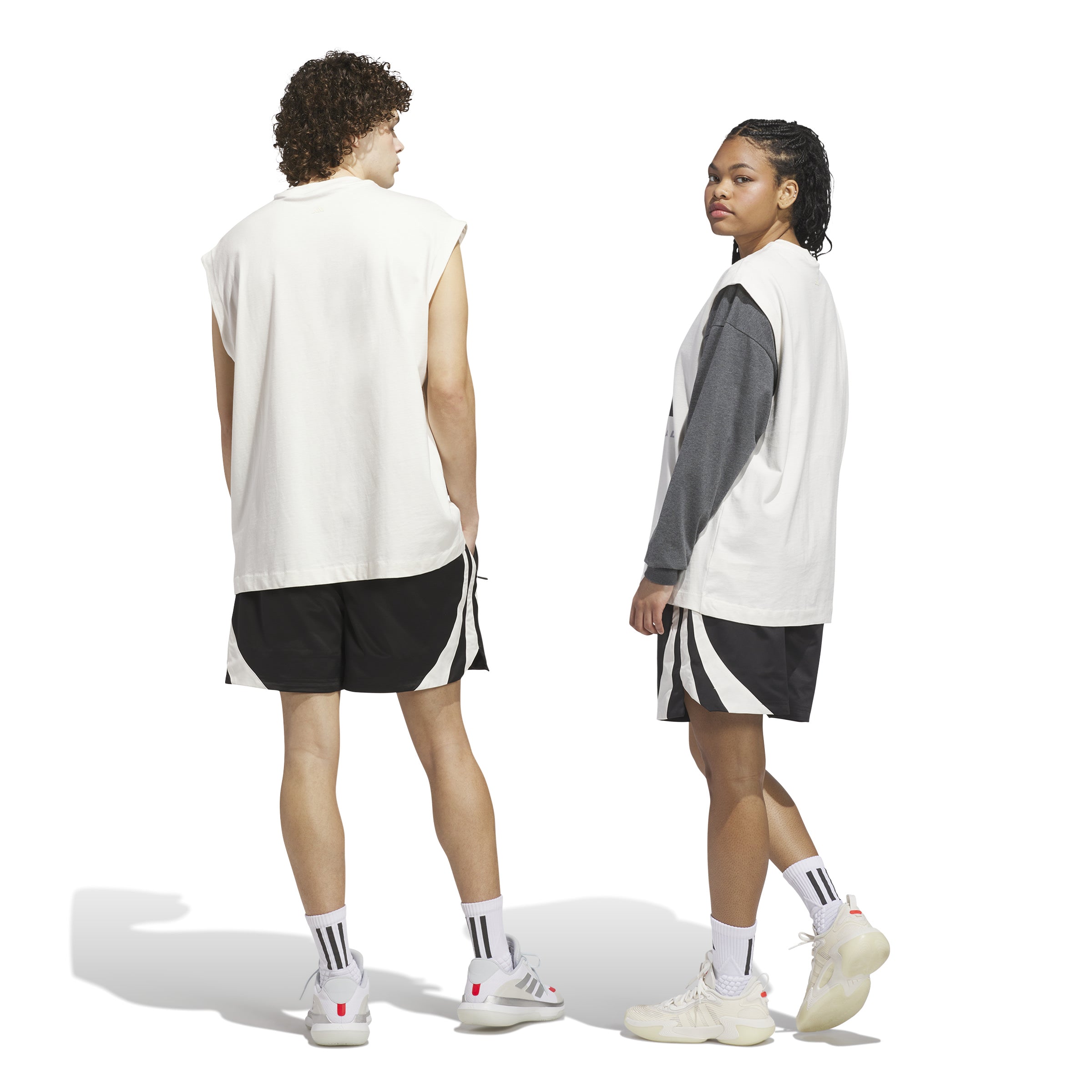ADIDAS BASKETBALL WOVEN 3-STRIPES SHORTS