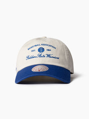 MITCHELL & NESS BASKETBALL ASSOC DAD HAT WARRIORS