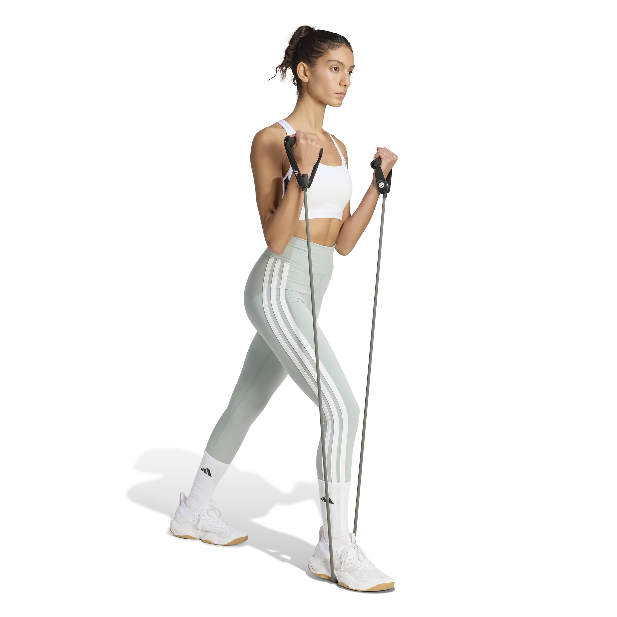 ADIDAS WOMENS OPTIME ESSENTIAL MEDIUM SUPPORT BRA