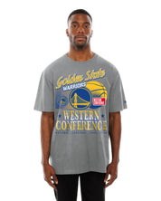 NEW ERA MENS TEE GOLDEN STATE WARRIORS