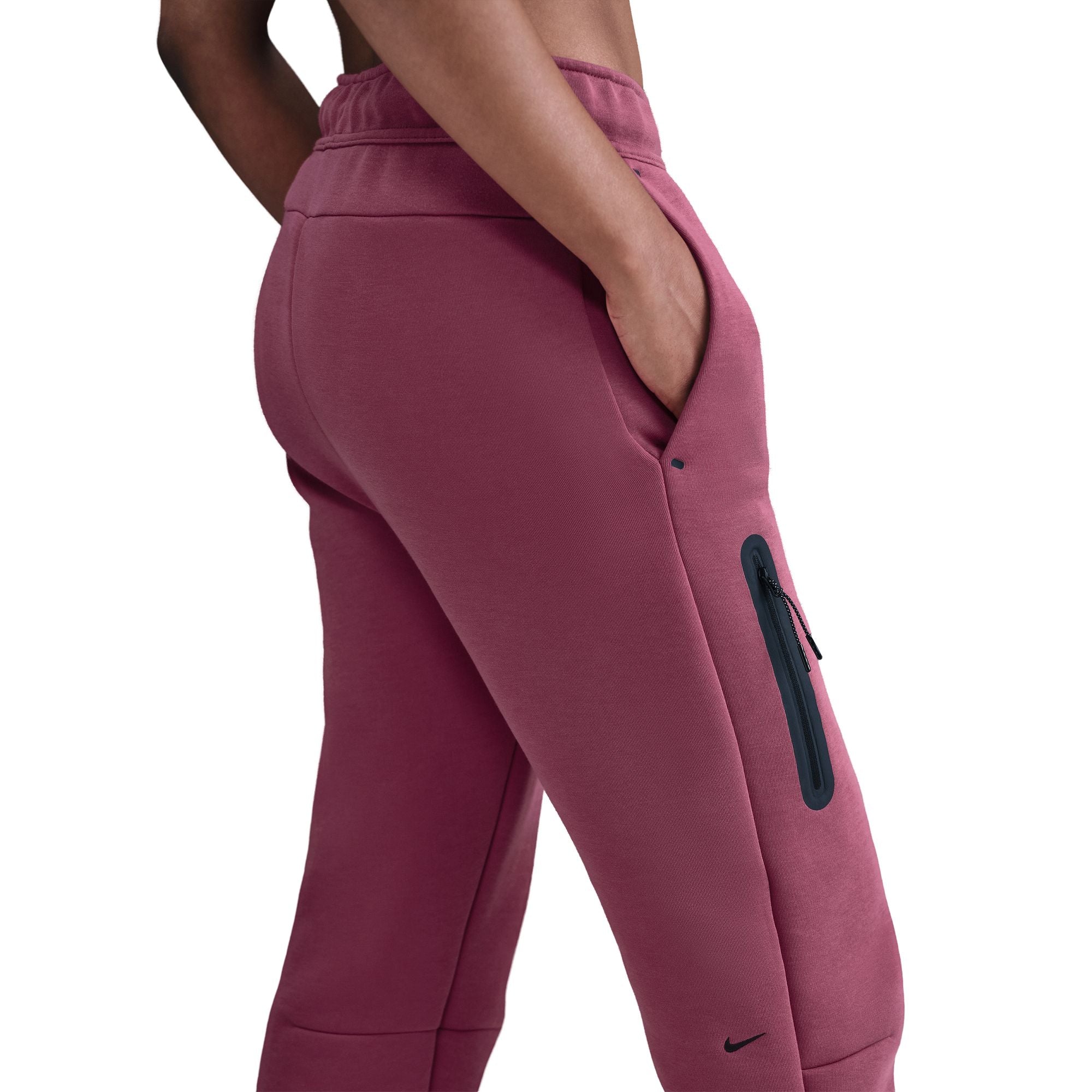 NIKE WOMENS TECH FLEECE MID-RISE JOGGERS
