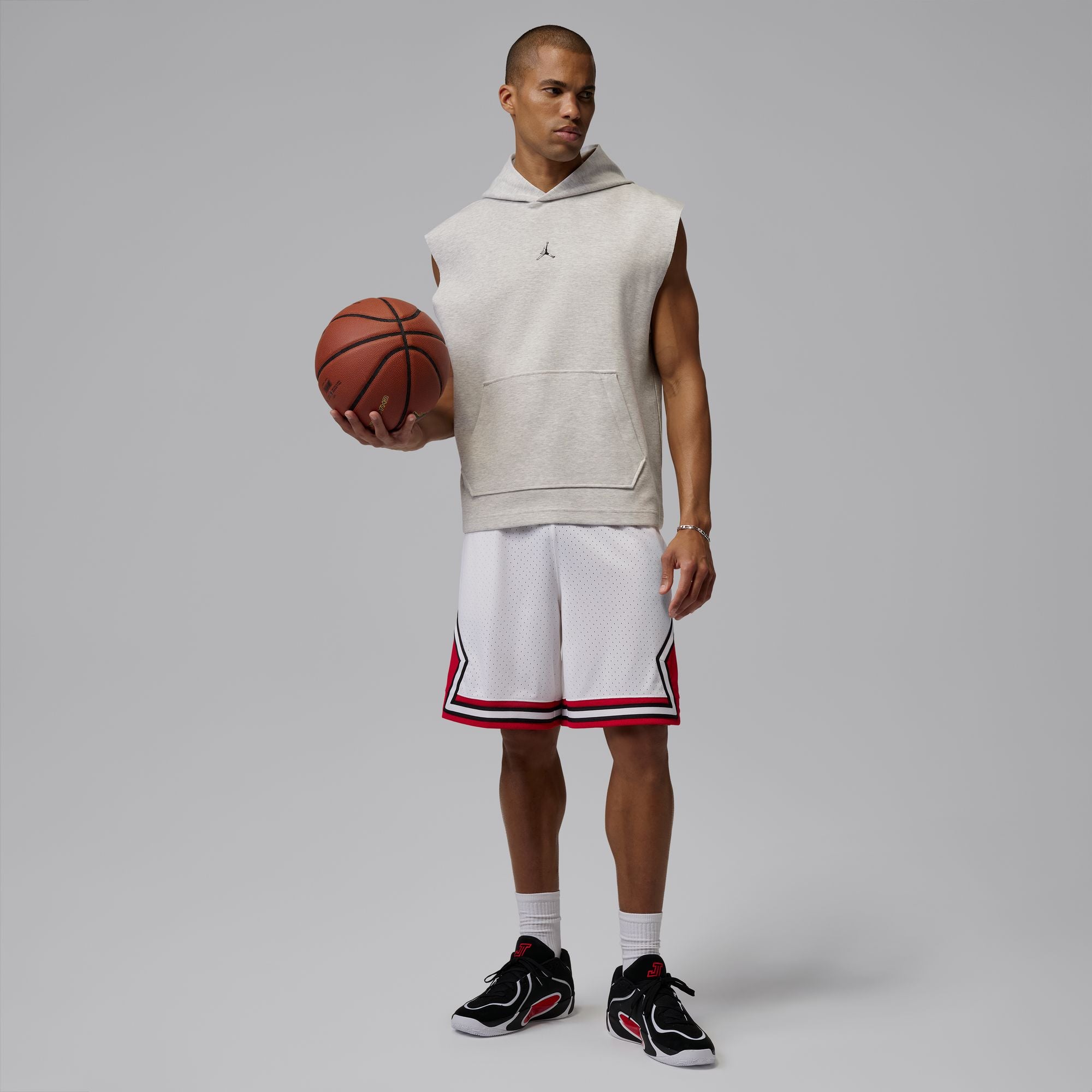 JORDAN MENS SPORT HOOP FLEECE SLEEVELESS HOODIE