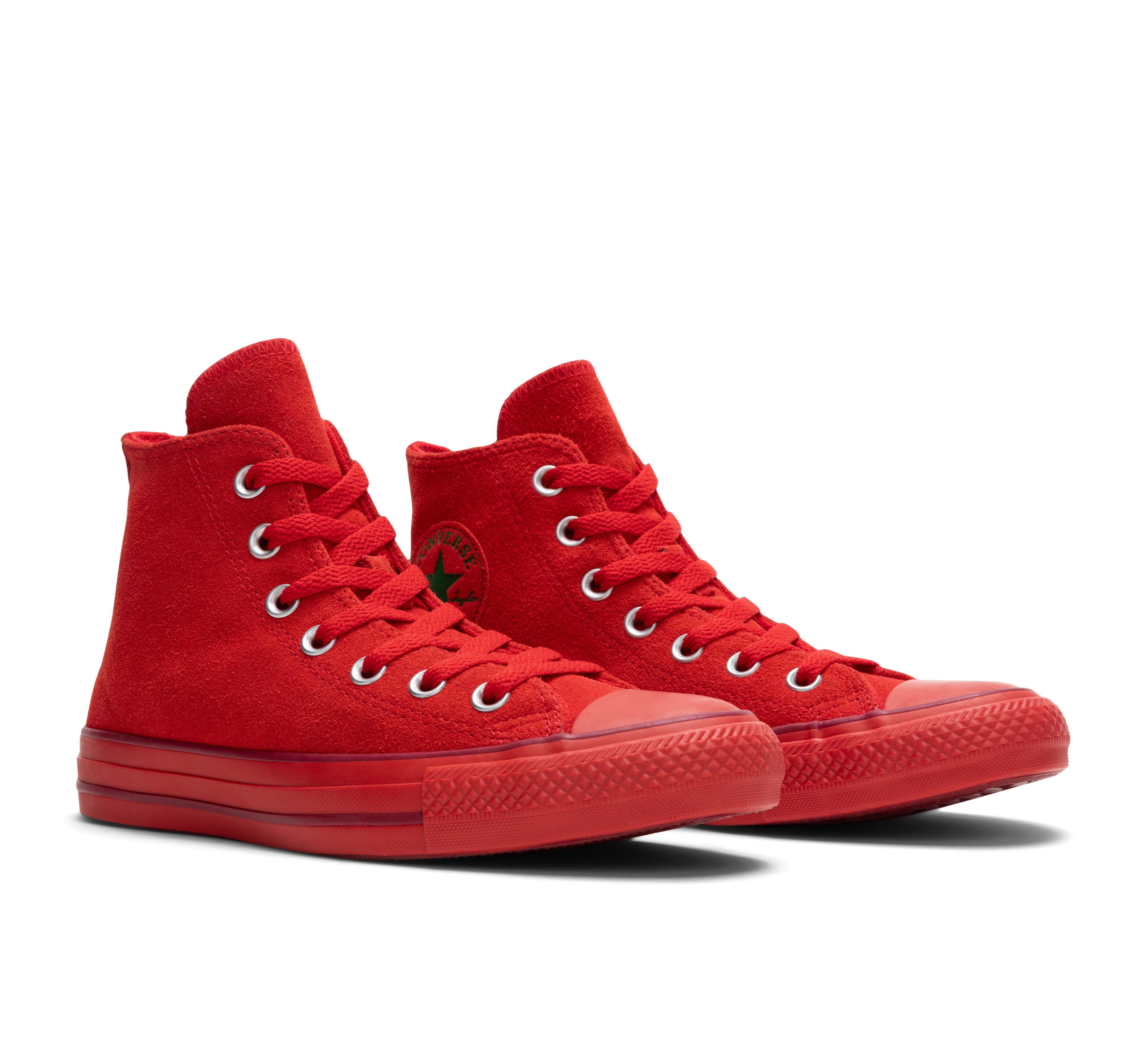 CONVERSE CHUCK TAYLOR ALL STAR SUEDE HIGH TOP RED