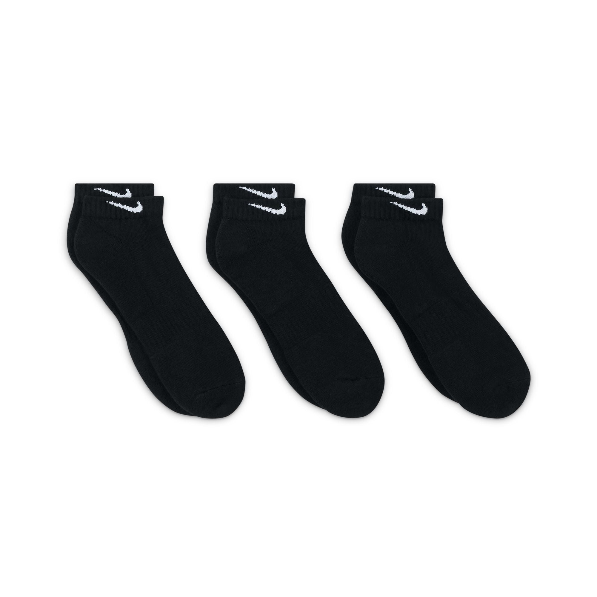 NIKE EVERYDAY CUSHIONED LOW SOCKS 3 PACK