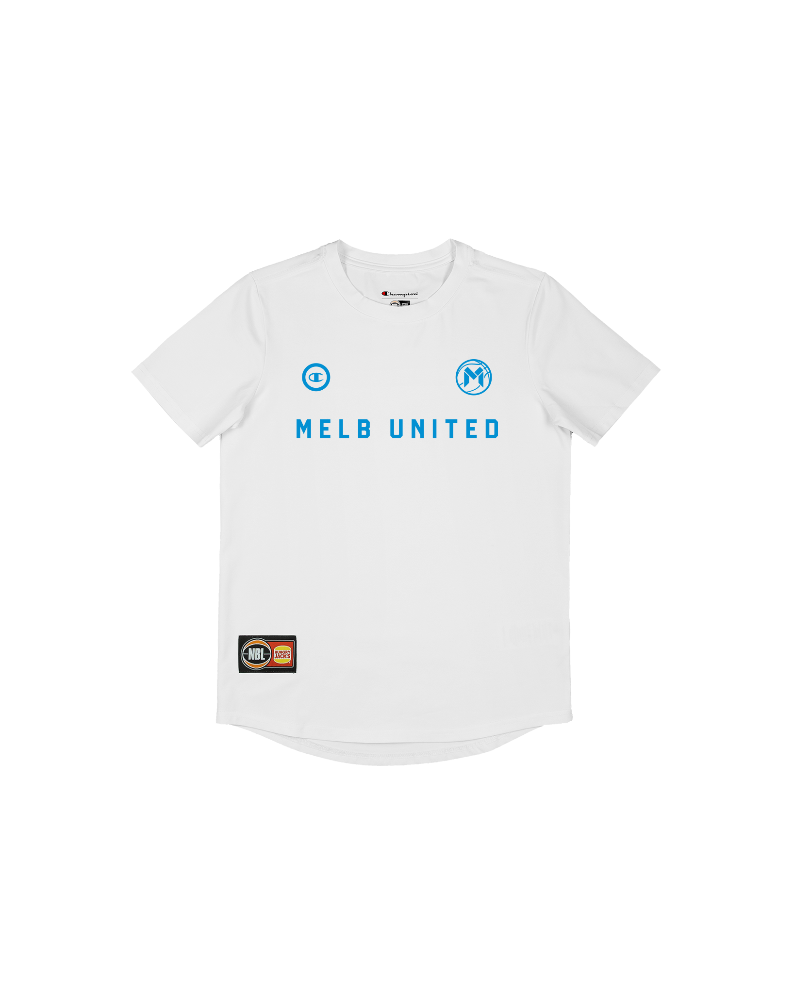 MELBOURNE UNITED YOUTH STATEMENT T-SHIRT-WHITE