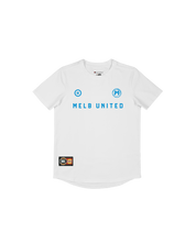 MELBOURNE UNITED YOUTH STATEMENT T-SHIRT-WHITE