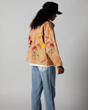 RYOKO RAIN MONARCH CLAY SUEDE WORK JACKET