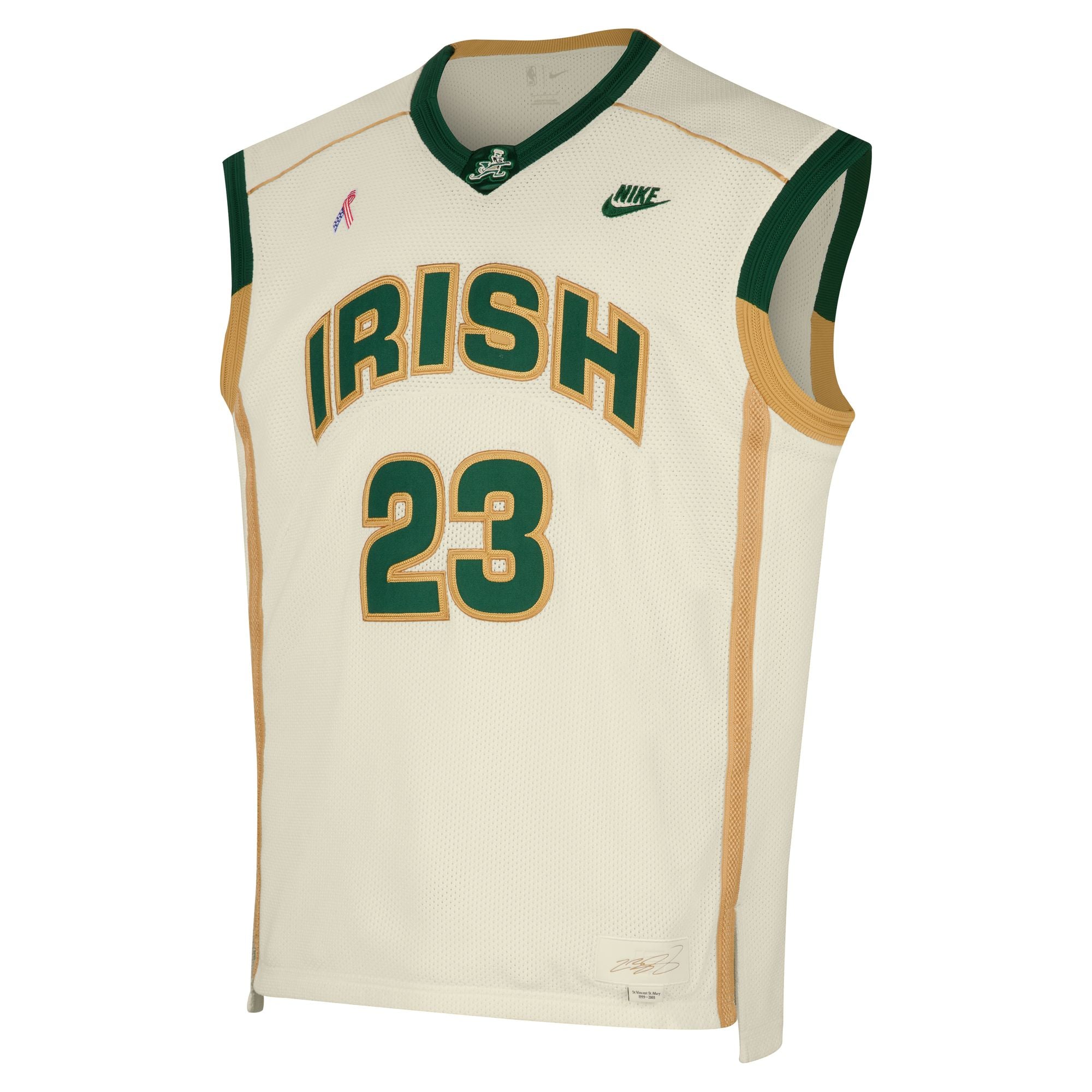 NIKE MENS ST.VINCENT LEBRON JAMES JERSEY