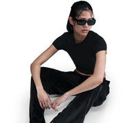NIKE WOMENS CROPPED TEE