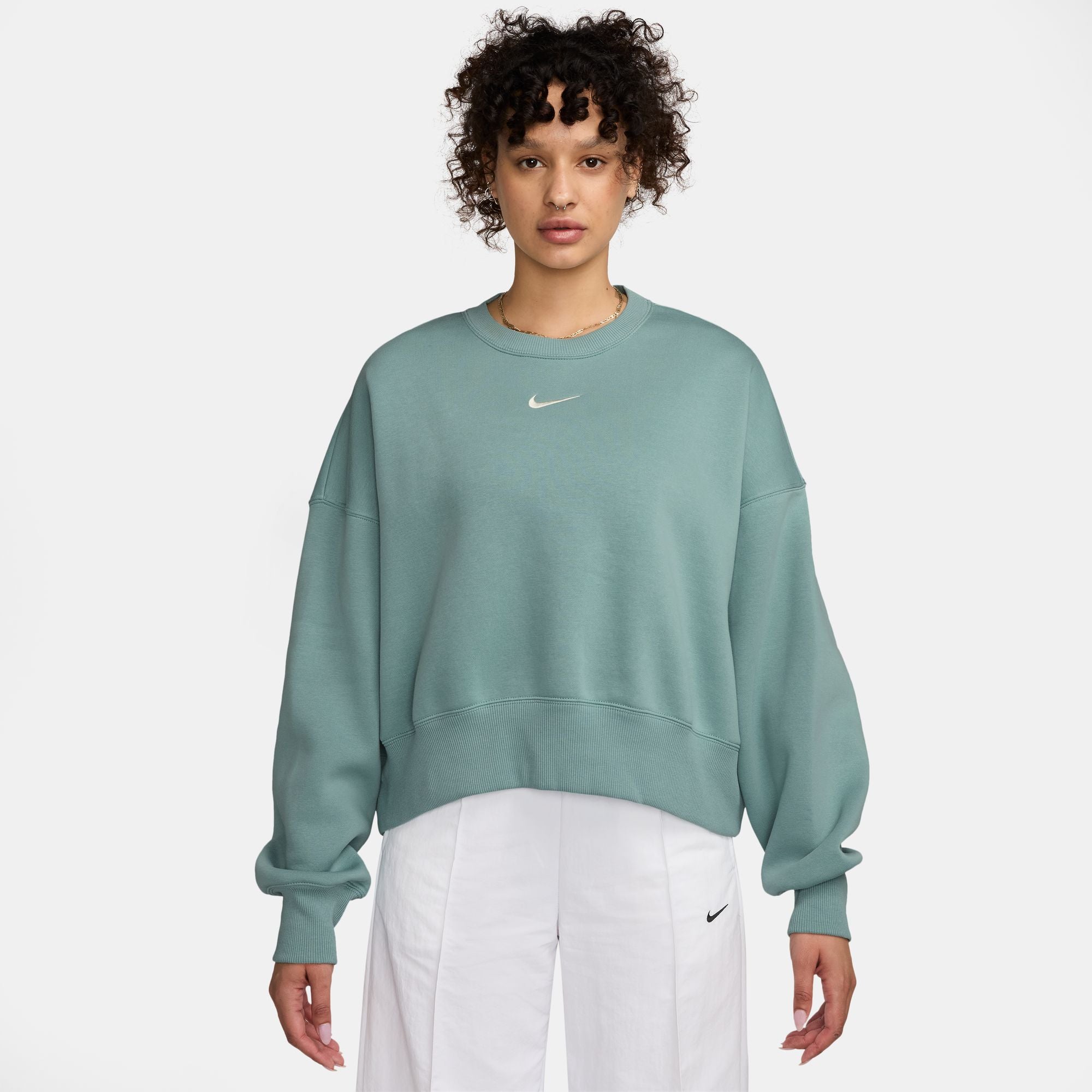NIKE WOMENS FLEECE OVERSIZED CREW