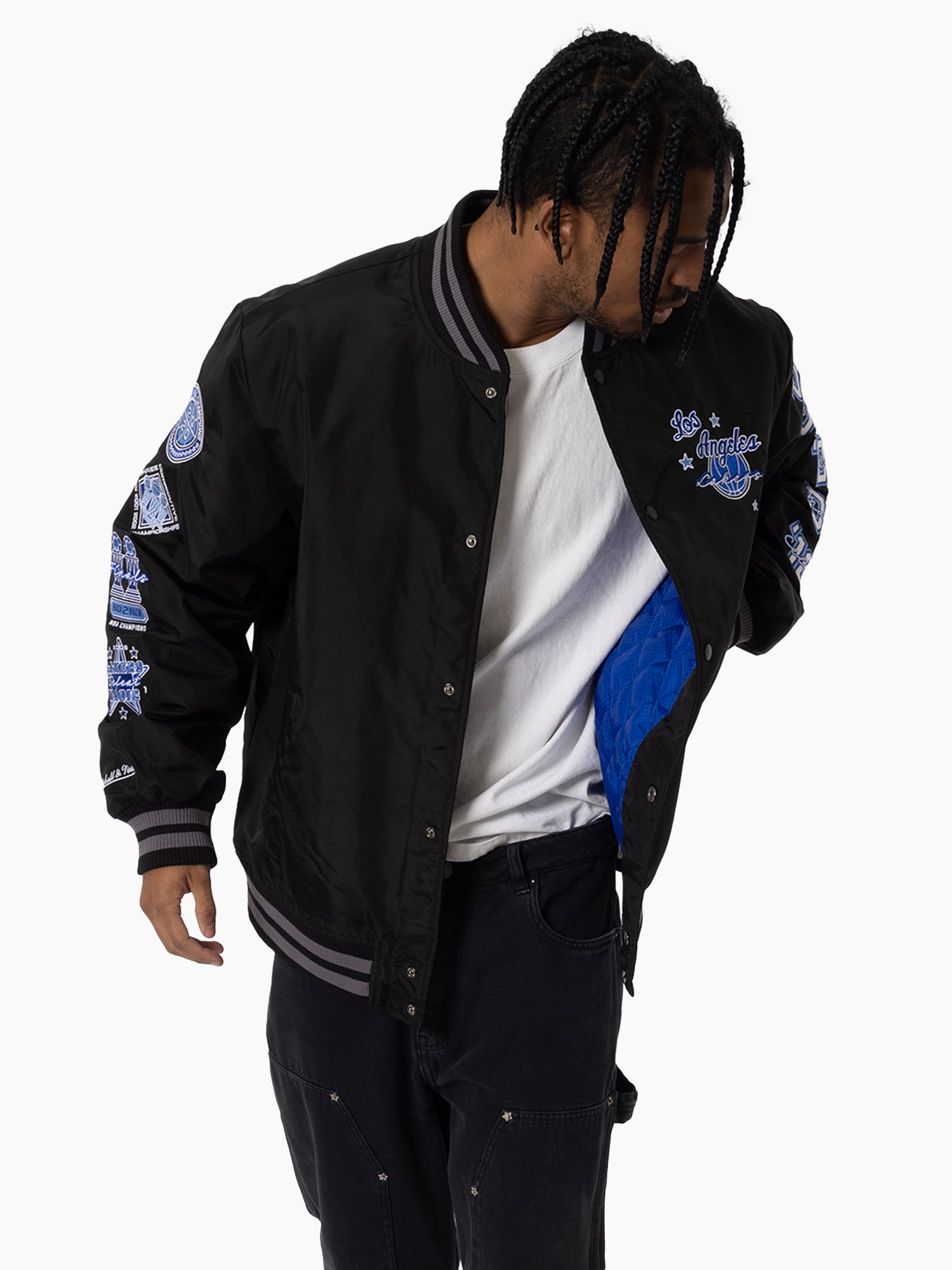 MITCHELL & NESS LAKERS SHOWBOAT CHAMPIONS BOMBER