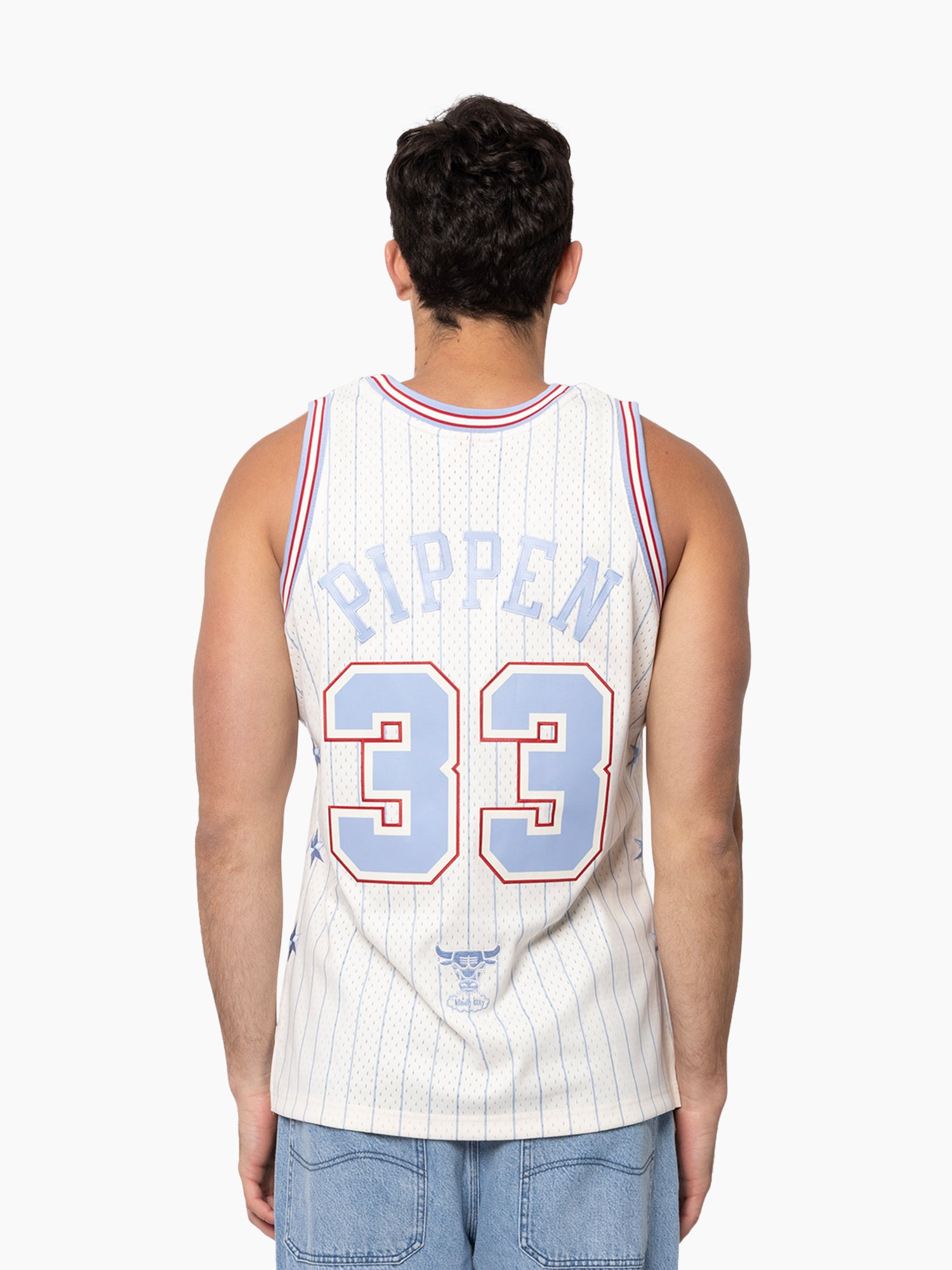 MITCHELL & NESS BULLS TIP-OFF SWINGMAN JERSEY - PIPPEN