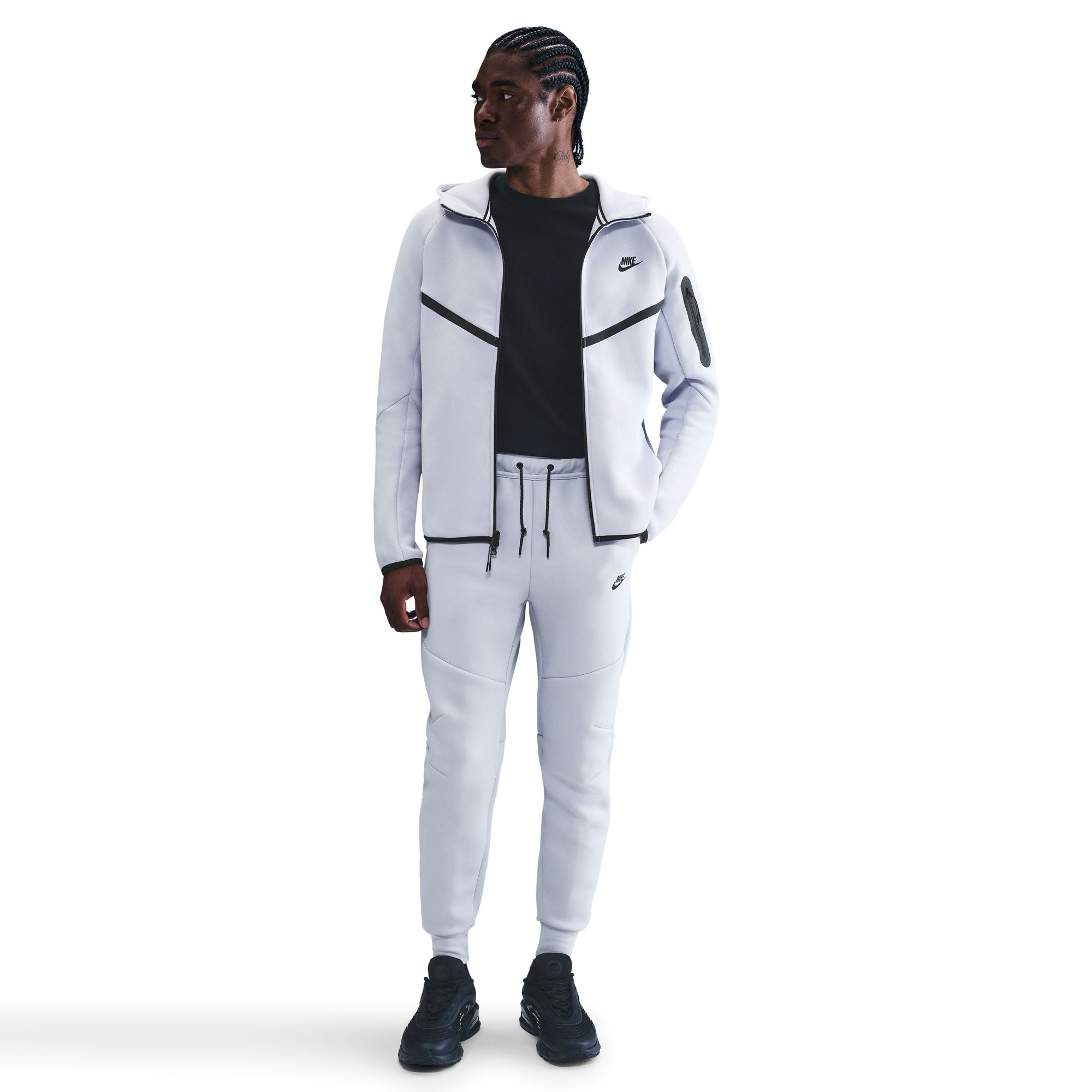NIKE MENS TECH FLEECE FULL ZIP HOODIE