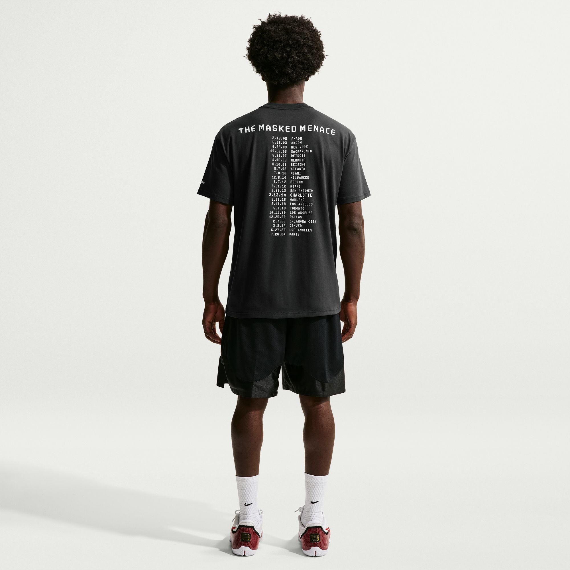 NIKE MENS LEBRON 'MASKED MENACE' TEE