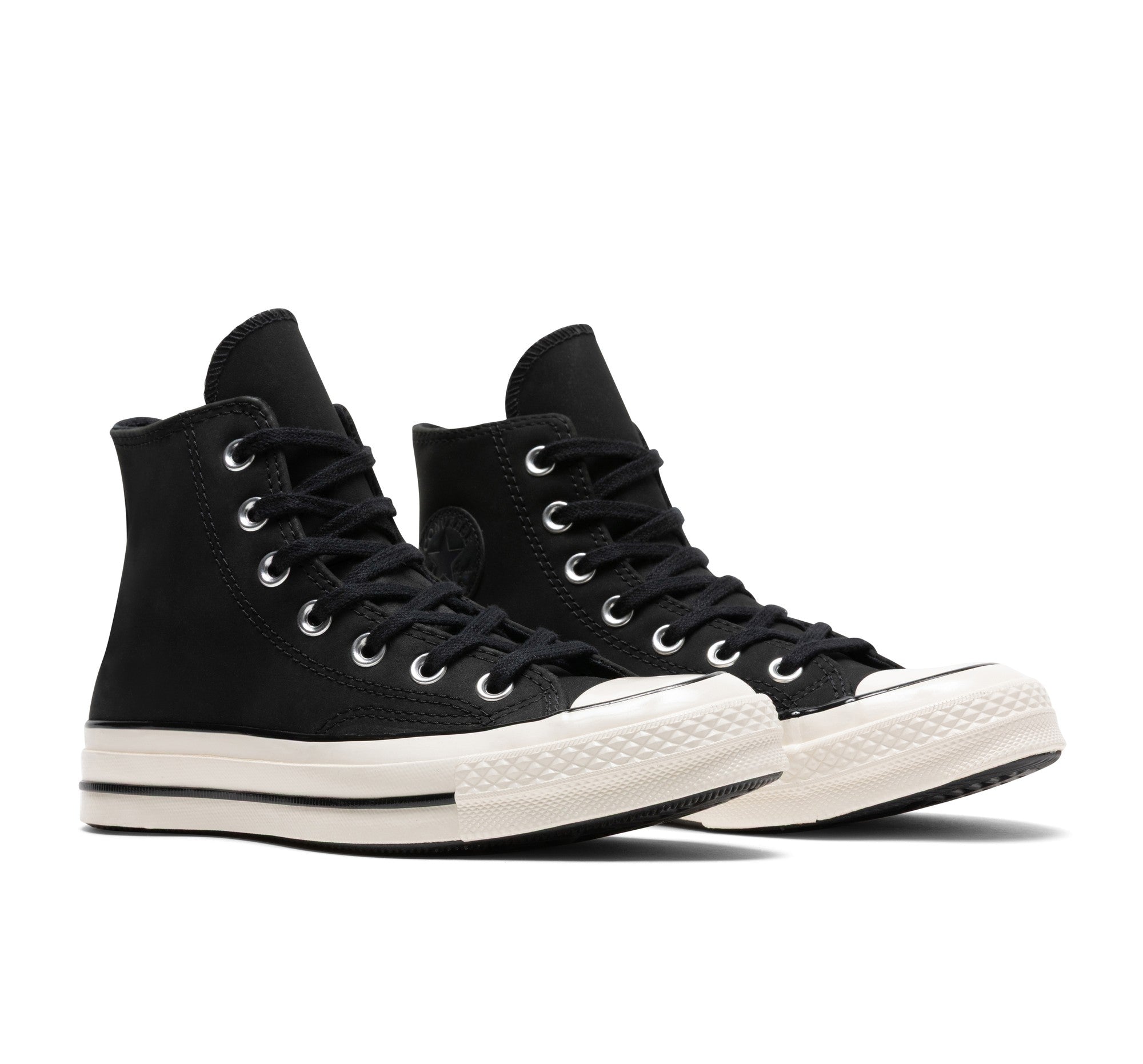 CONVERSE CHUCK 70 LEATHER HIGH TOP BLACK