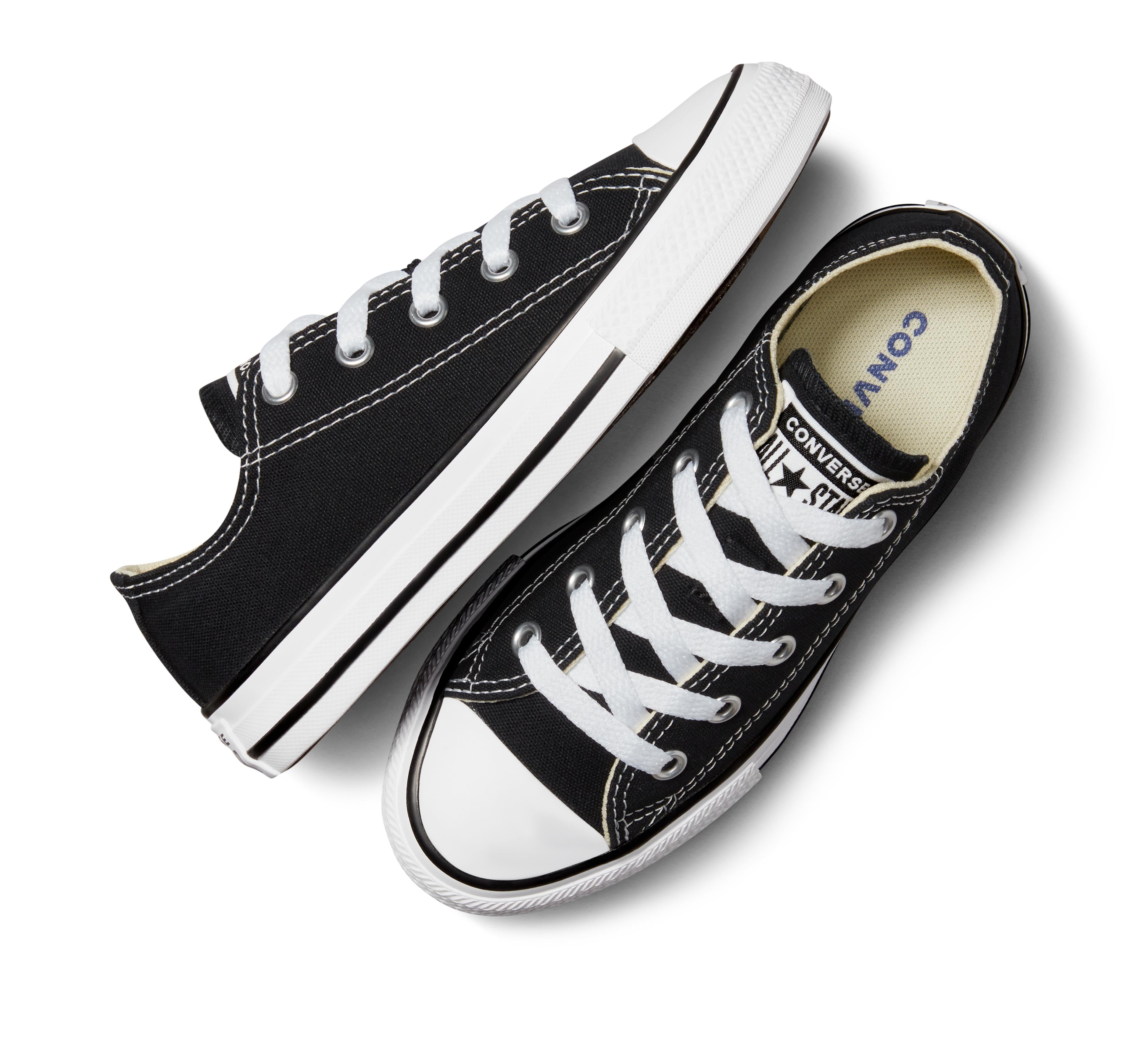 CONVERSE ALL STAR JUNIOR LOW TOP BLACK
