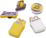 CROCS NBA LOS ANGELES LAKERS JIBBITZ - 5 PACK