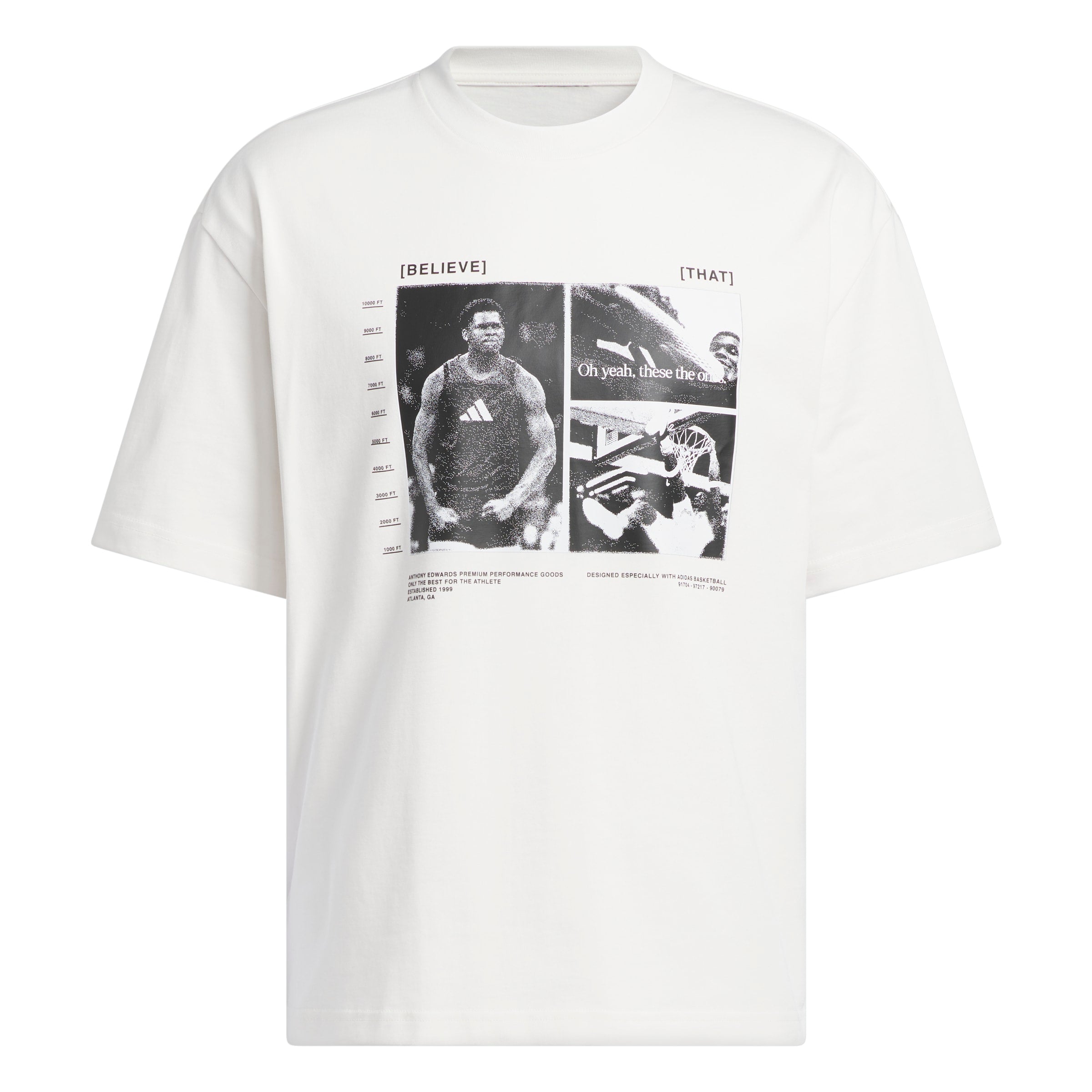 ADIDAS ANTHONY EDWARDS GRAPHIC TEE