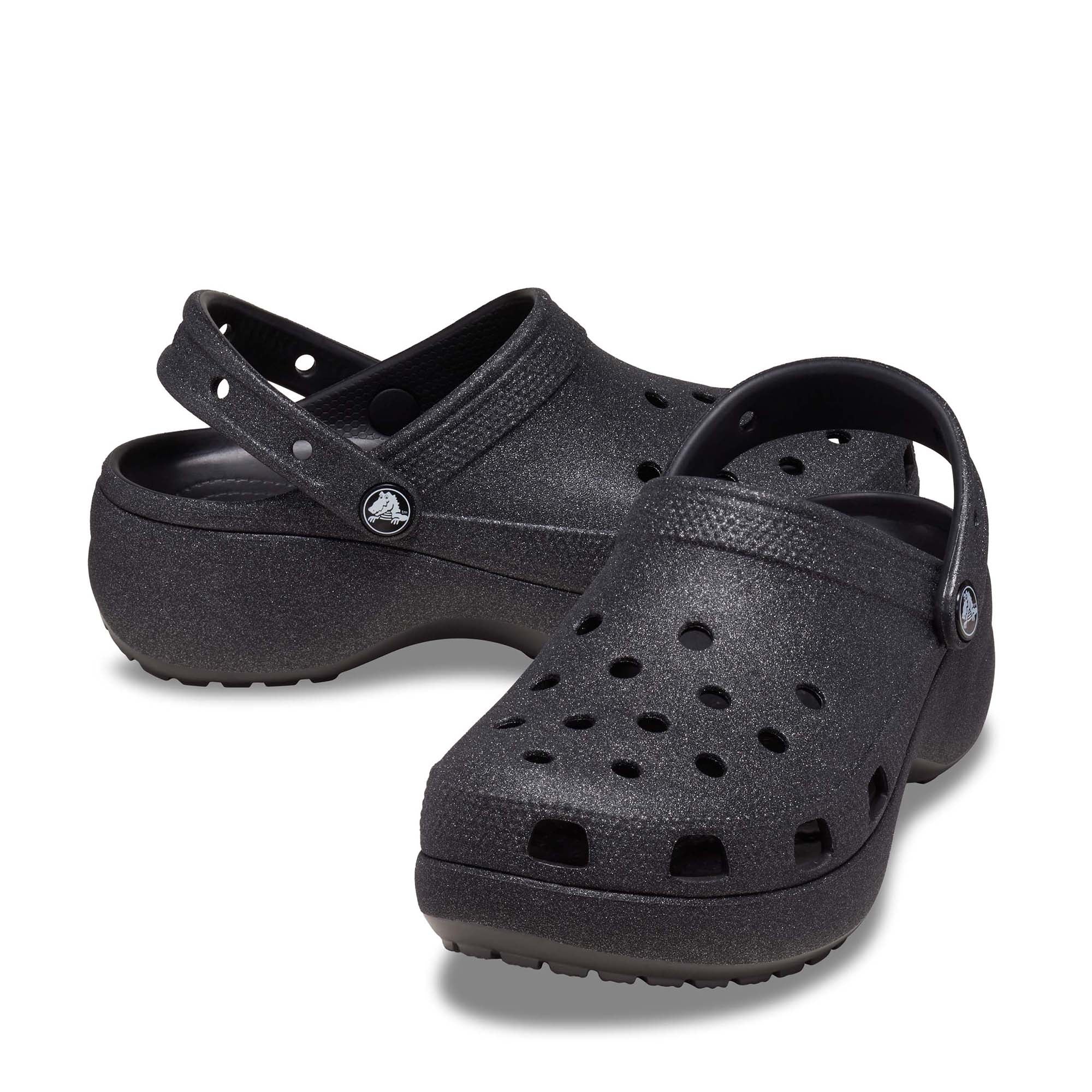 CROCS CLASSIC PLATFORM GLITTER WOMENS