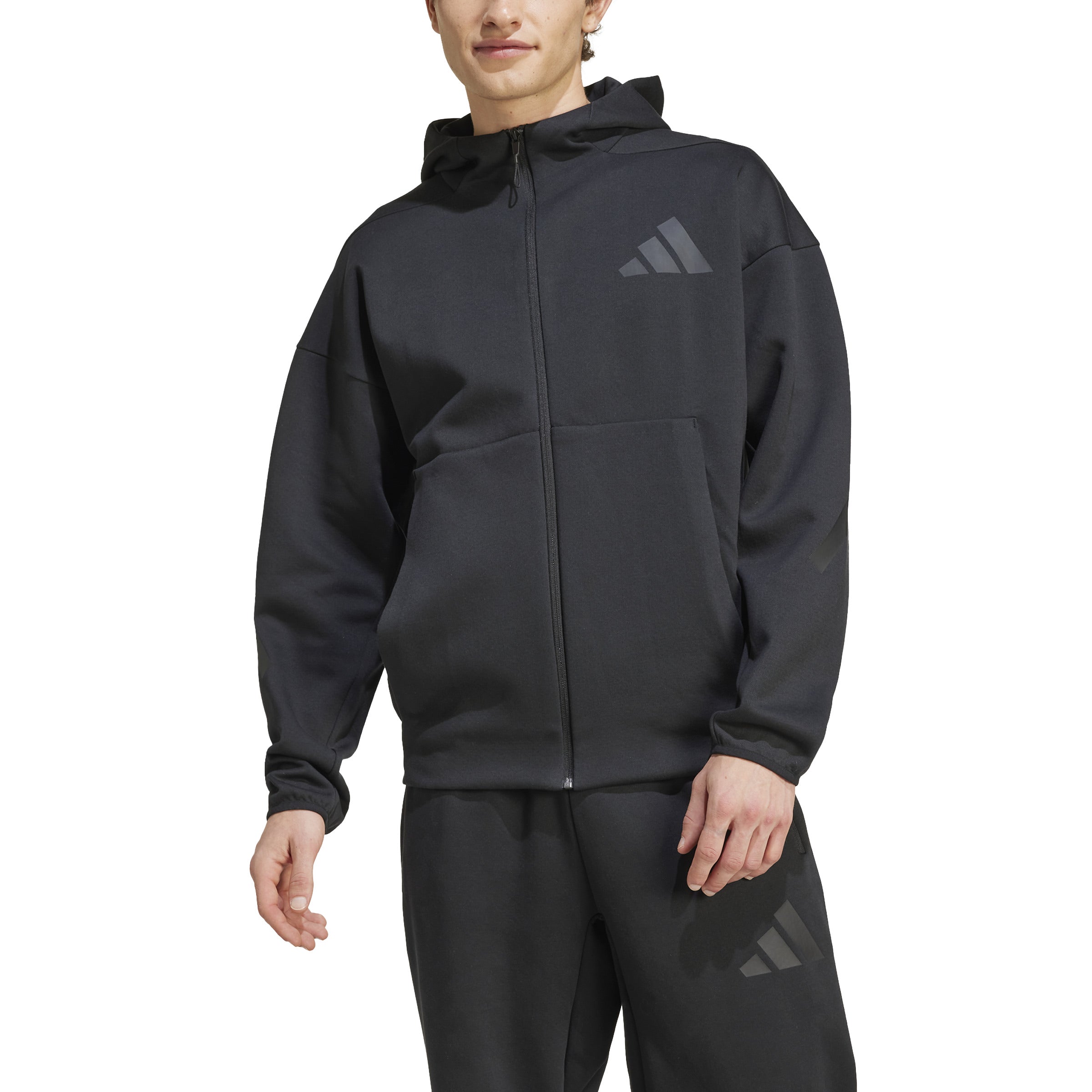 ADIDAS Z.N.E. FULL-ZIP HOODED TRACK JACKET