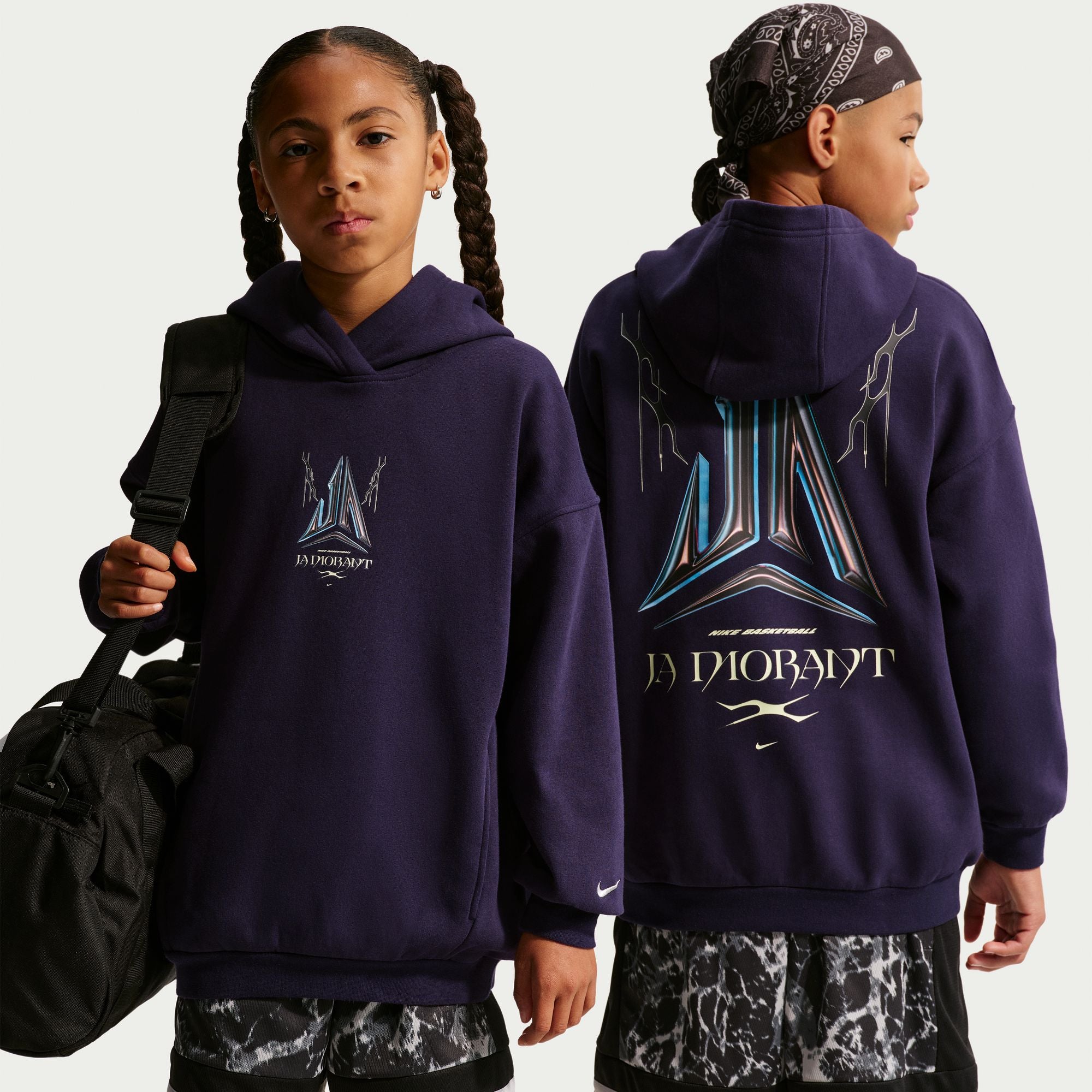 NIKE JA OVERSIZED FLEECE HOODIE - YOUTH