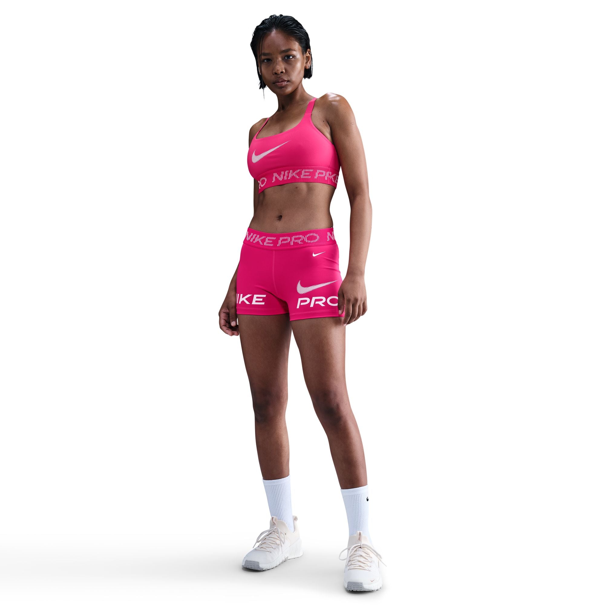 NIKE PRO WOMENS LIGHT SUPPORT SPORTS BRA