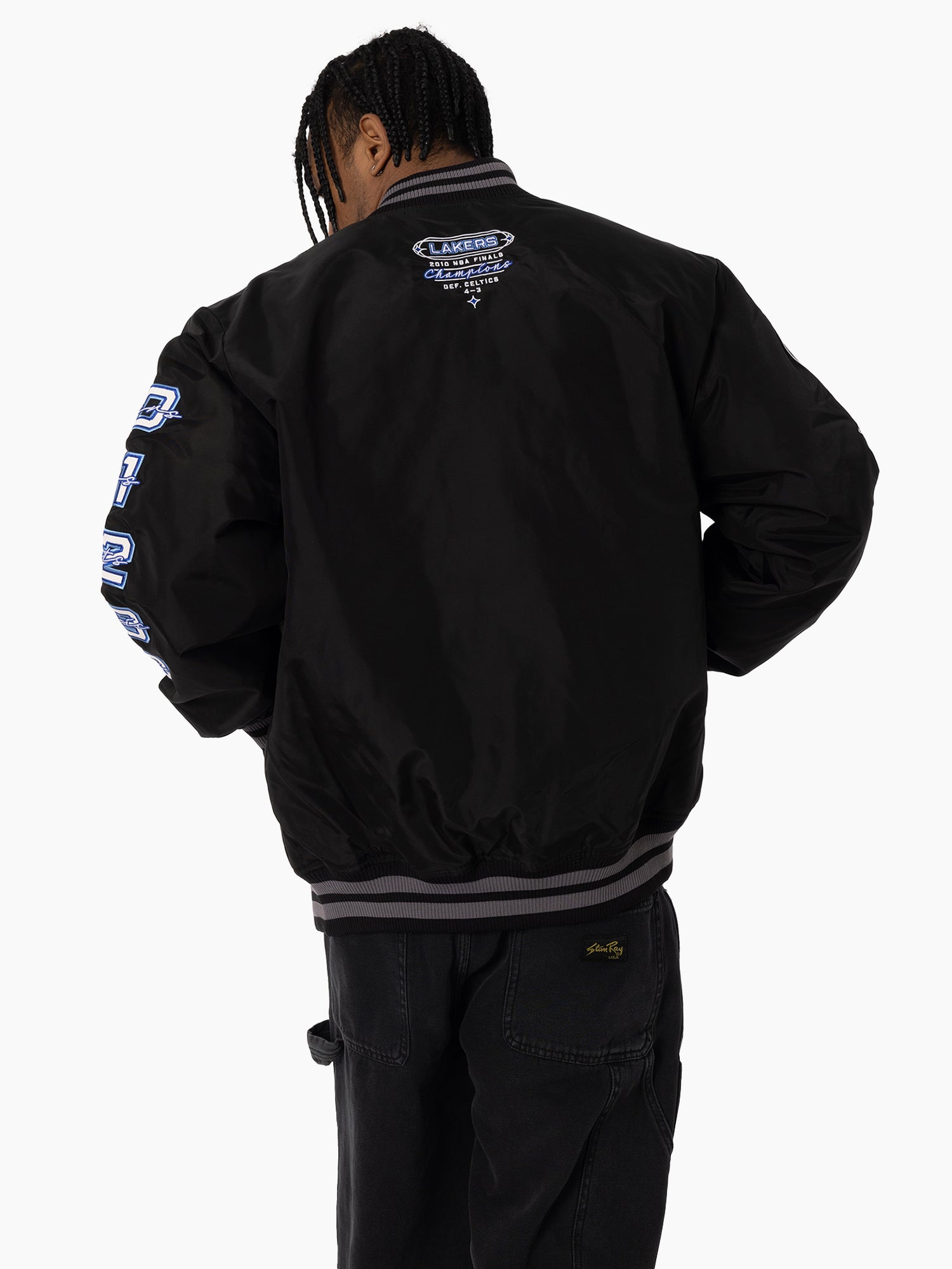 MITCHELL & NESS LAKERS SHOWBOAT CHAMPIONS BOMBER