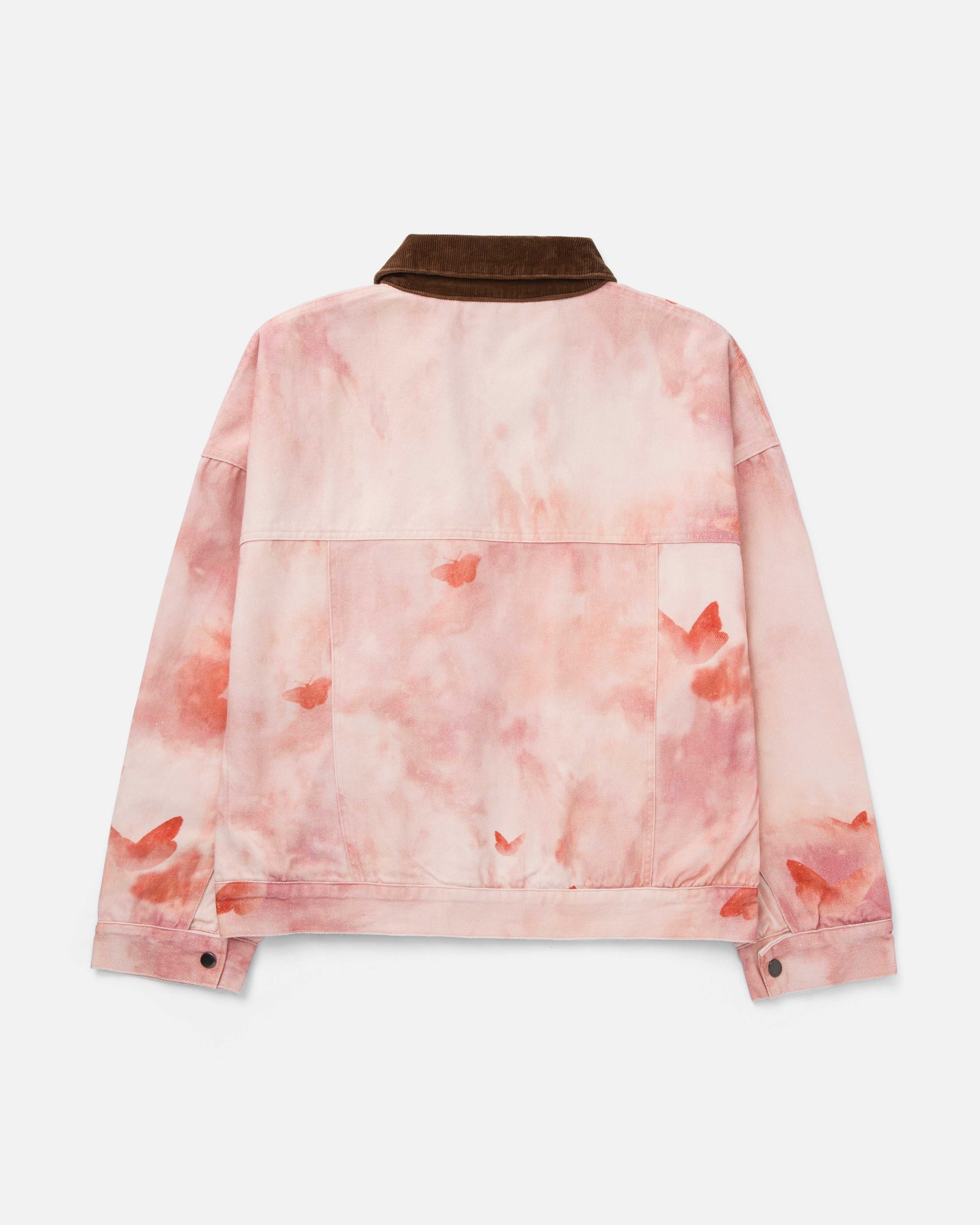 RYOKO RAIN WATERCOLOR BUTTERFLY WORK JACKET