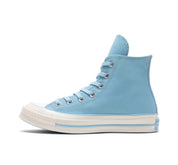 CONVERSE CHUCK 70 LEATHER HIGH TOP TRUE SKY