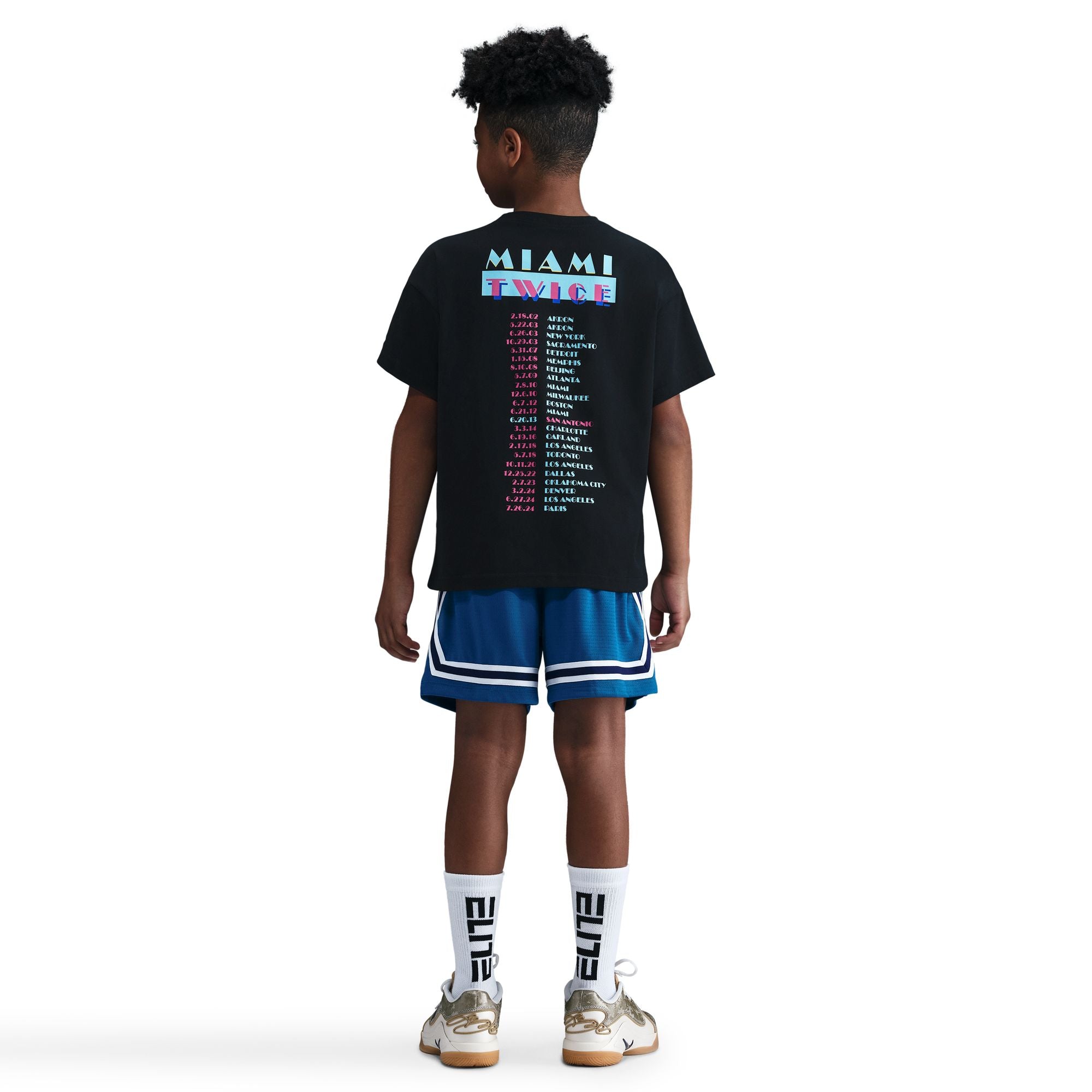 NIKE LEBRON KIDS TEE MAX90 "MIAMI TWICE"