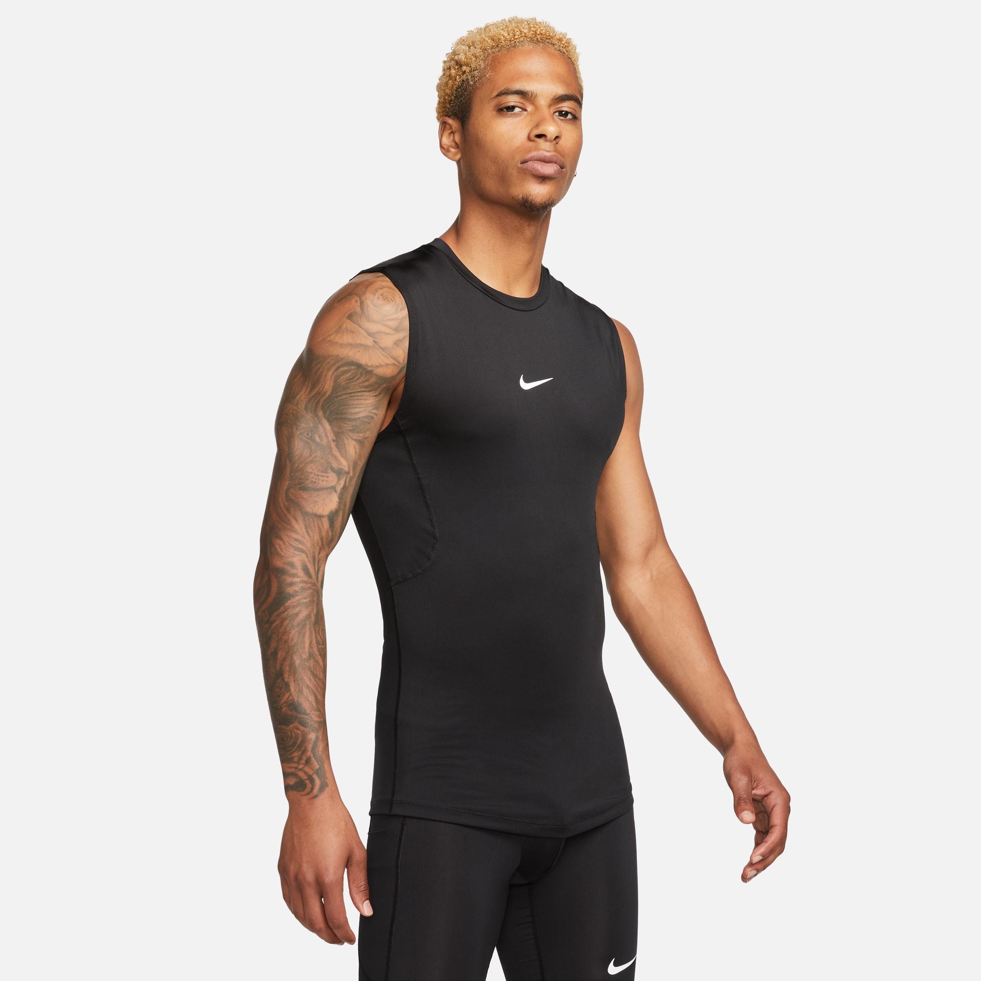NIKE MENS PRO DRI-FIT SLEEVELESS TIGHT TOP