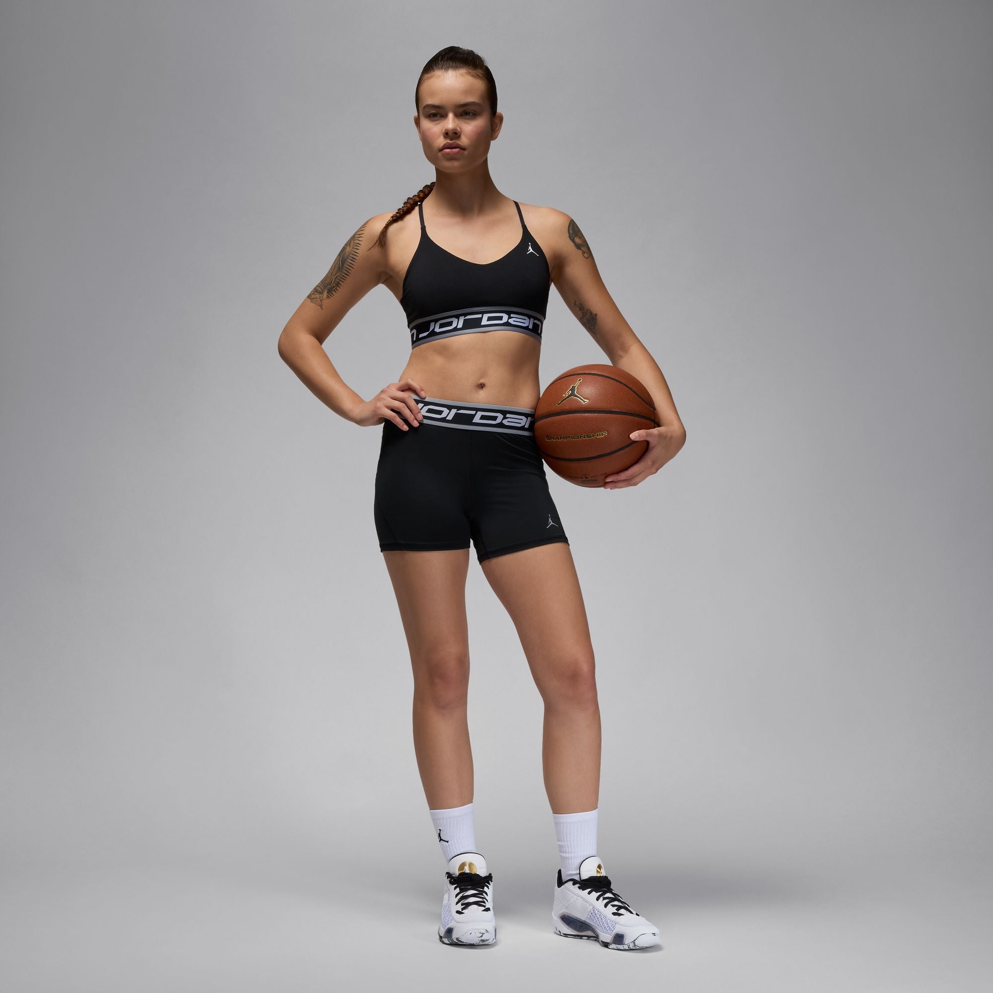 JORDAN WOMENS INDY LOGO SPORTS BRA