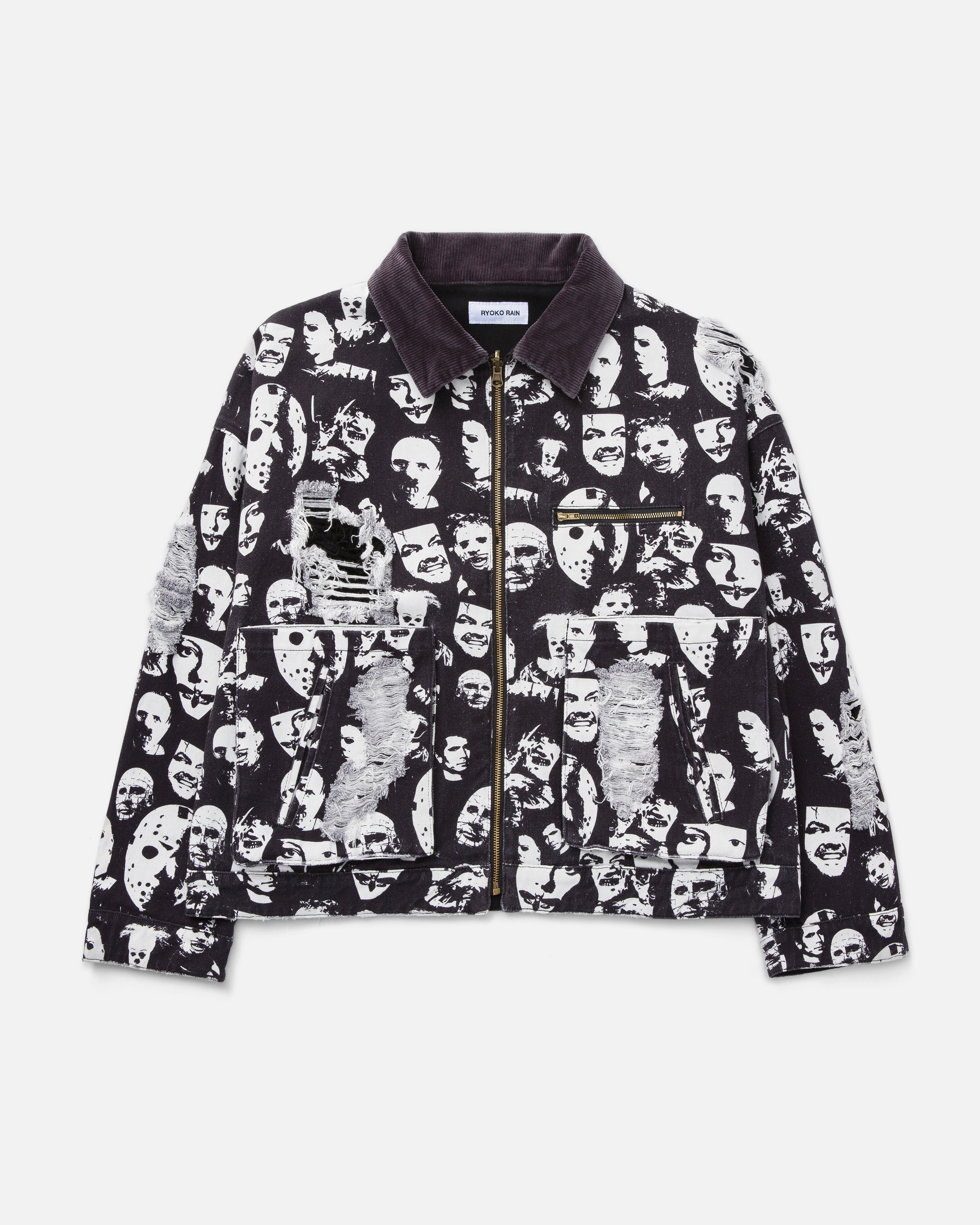 RYOKO RAIN REVERSIBLE HORROR FILM WORK JACKET