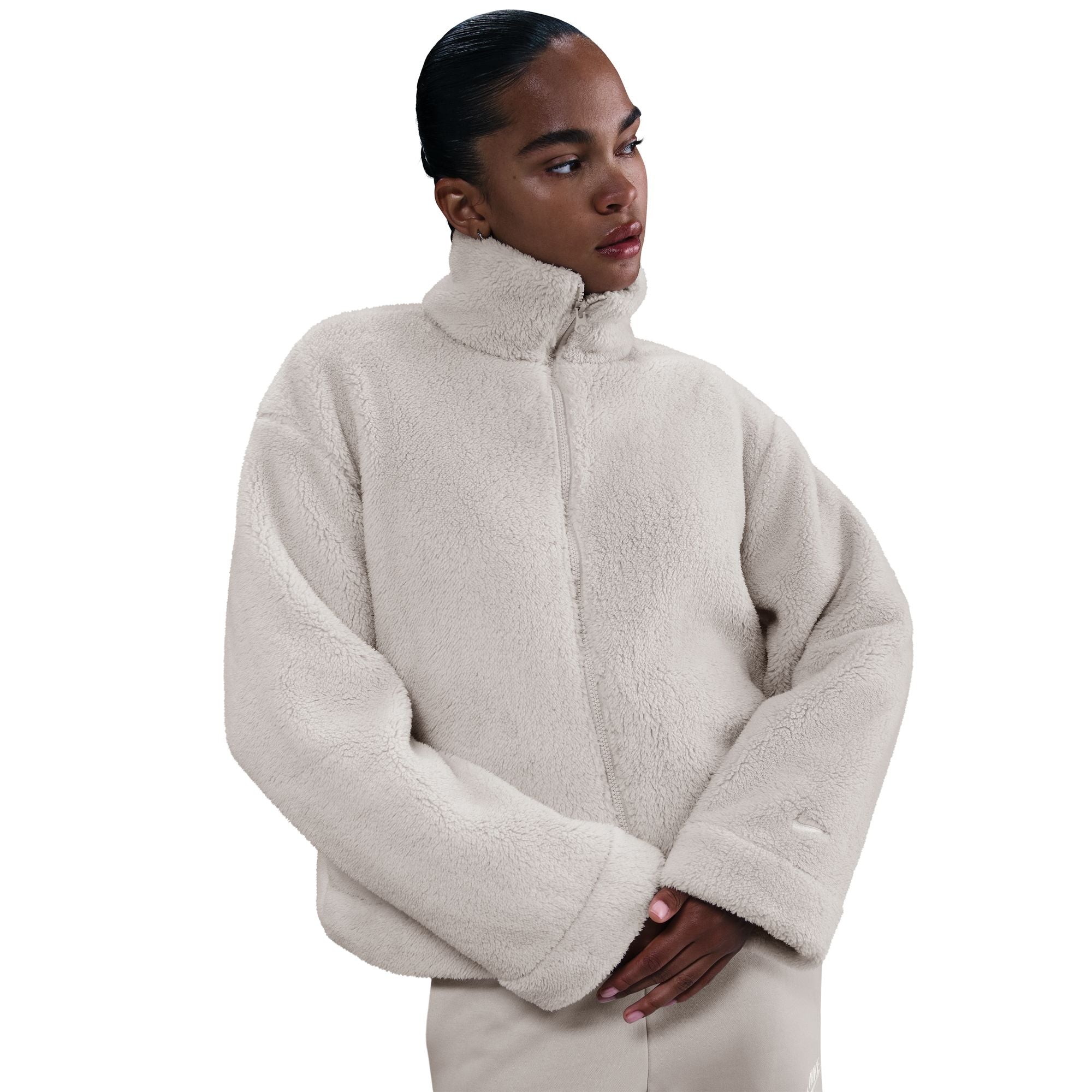 NIKE WOMENS ESSENTIAL SHERPA JACKET