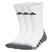 ADIDAS PERFORMANCE CUSHIONED CREW SOCKS - 3 PACK