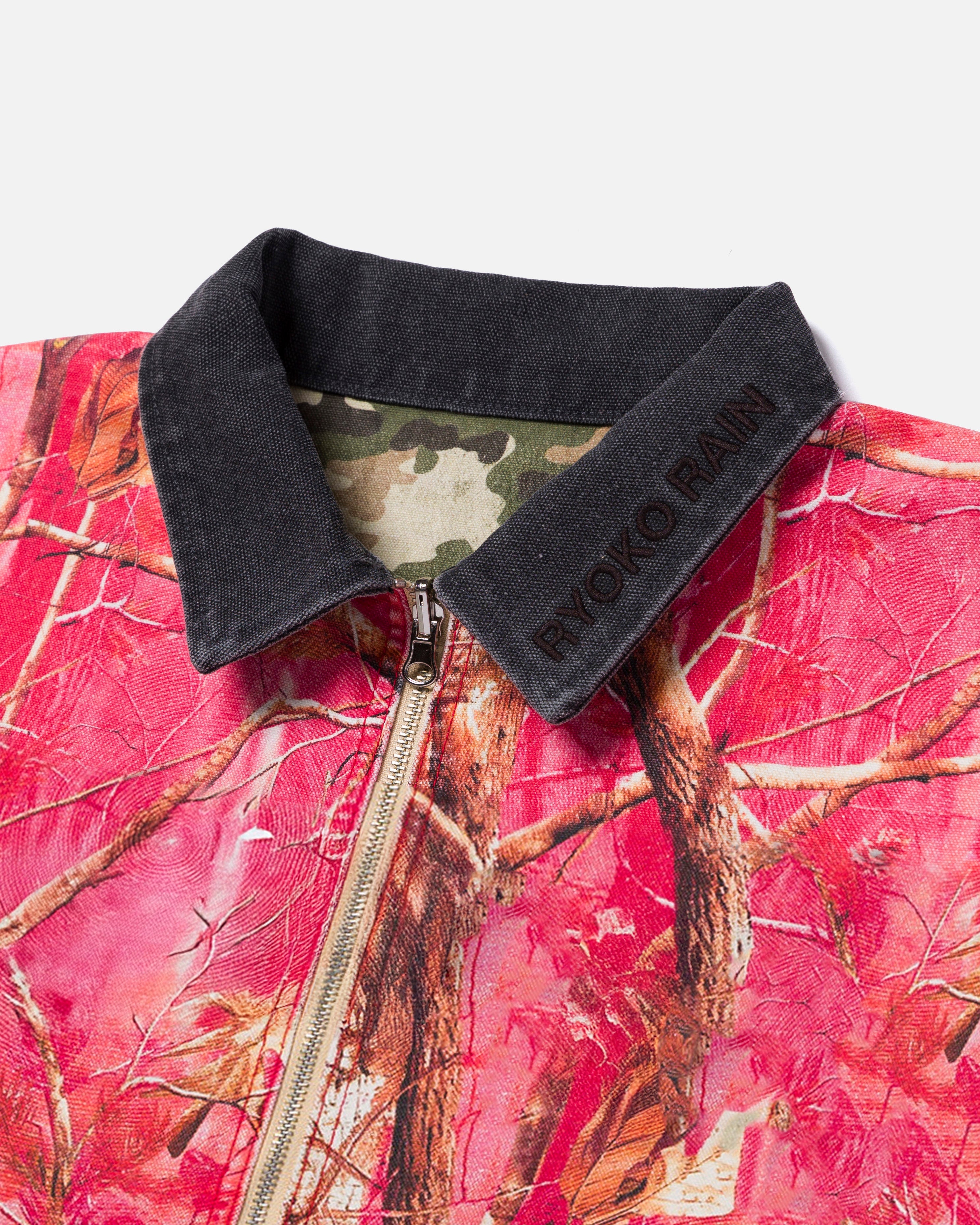 RYOKO RAIN REVERSIBLE DUCK WORK JACKET - CAMO